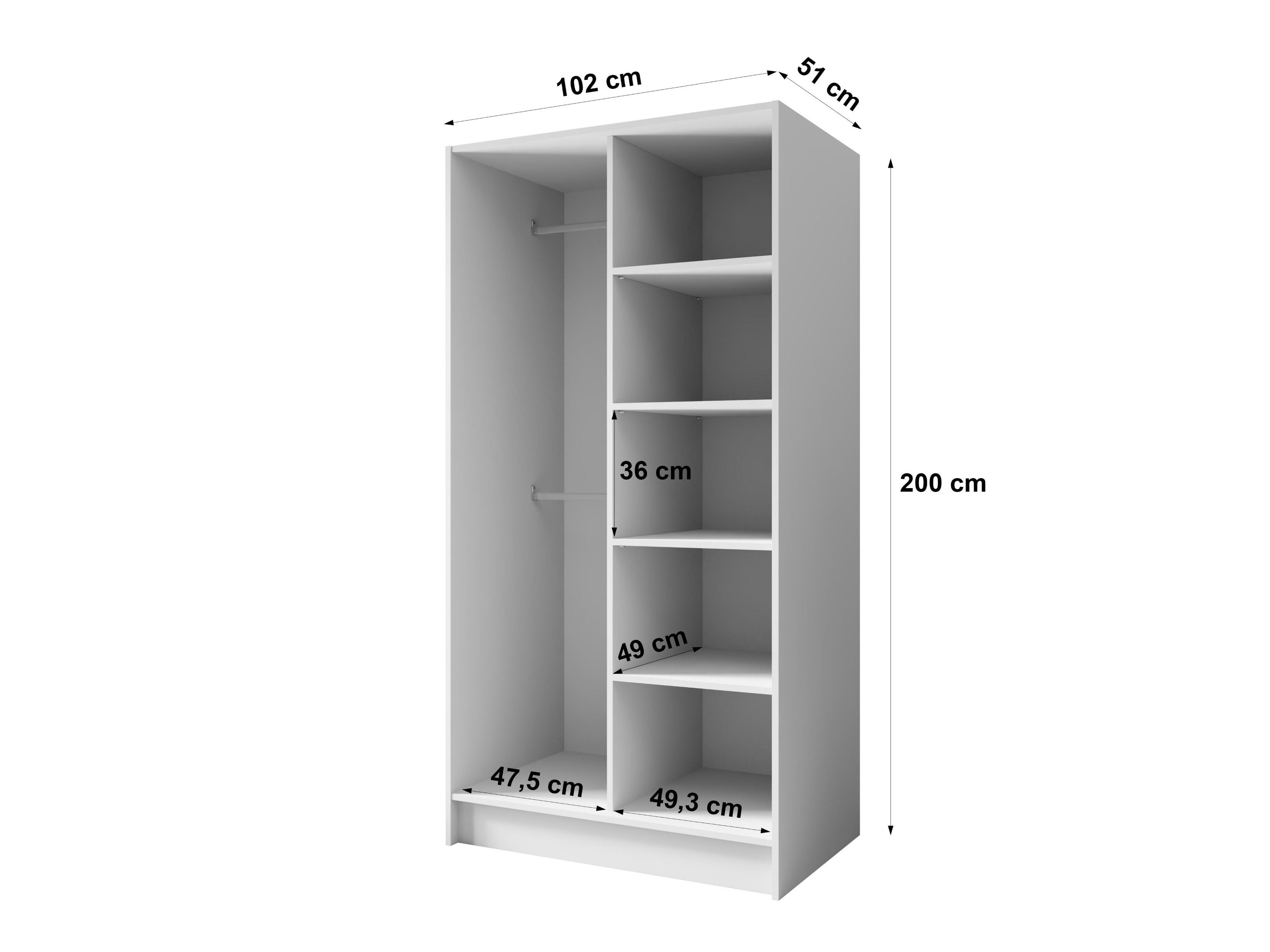 Kleiderschrank Arecibo 103
