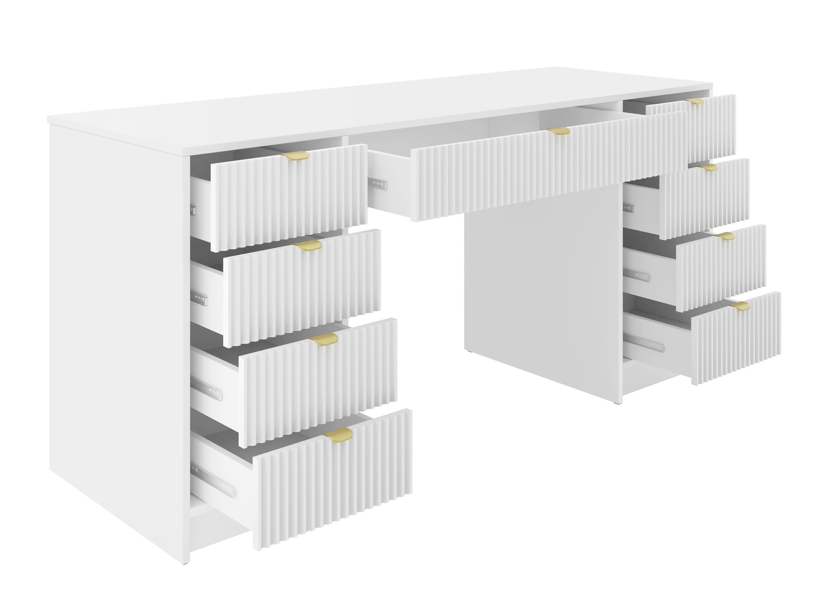 Bürotisch Comfivo Larmire 110 (Weiss)