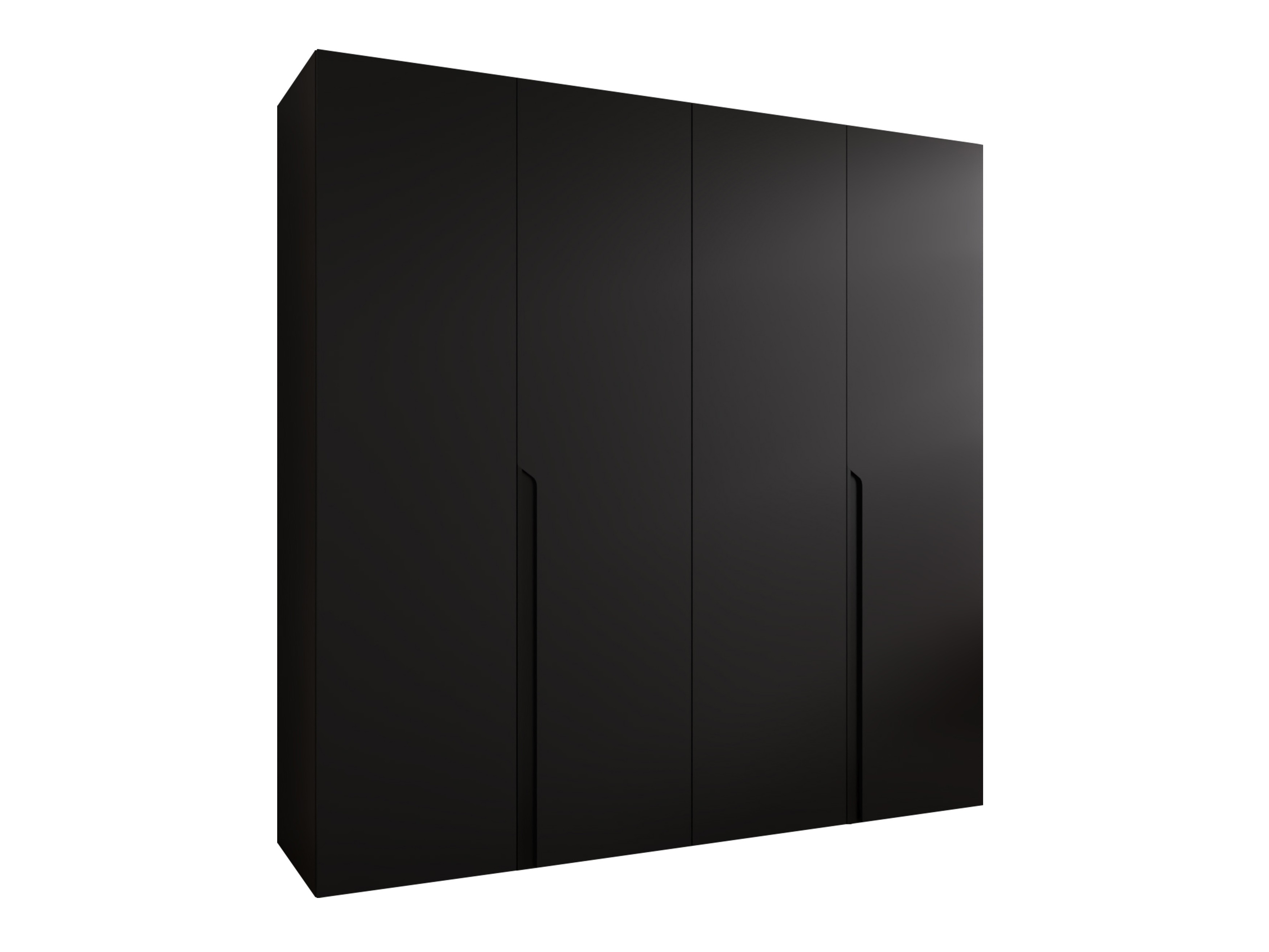 Kleiderschrank Hartford 581 (Schwarz)