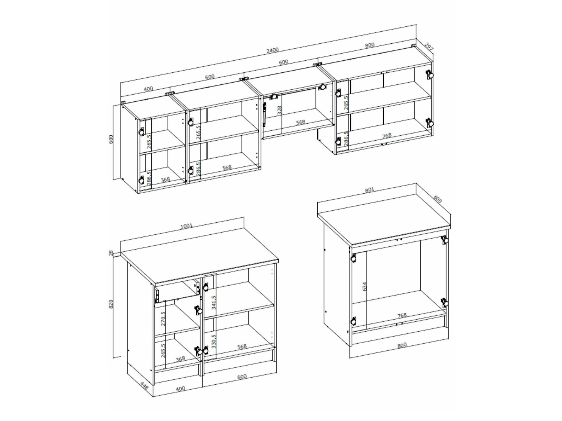 Küchenzeile Houston 1721