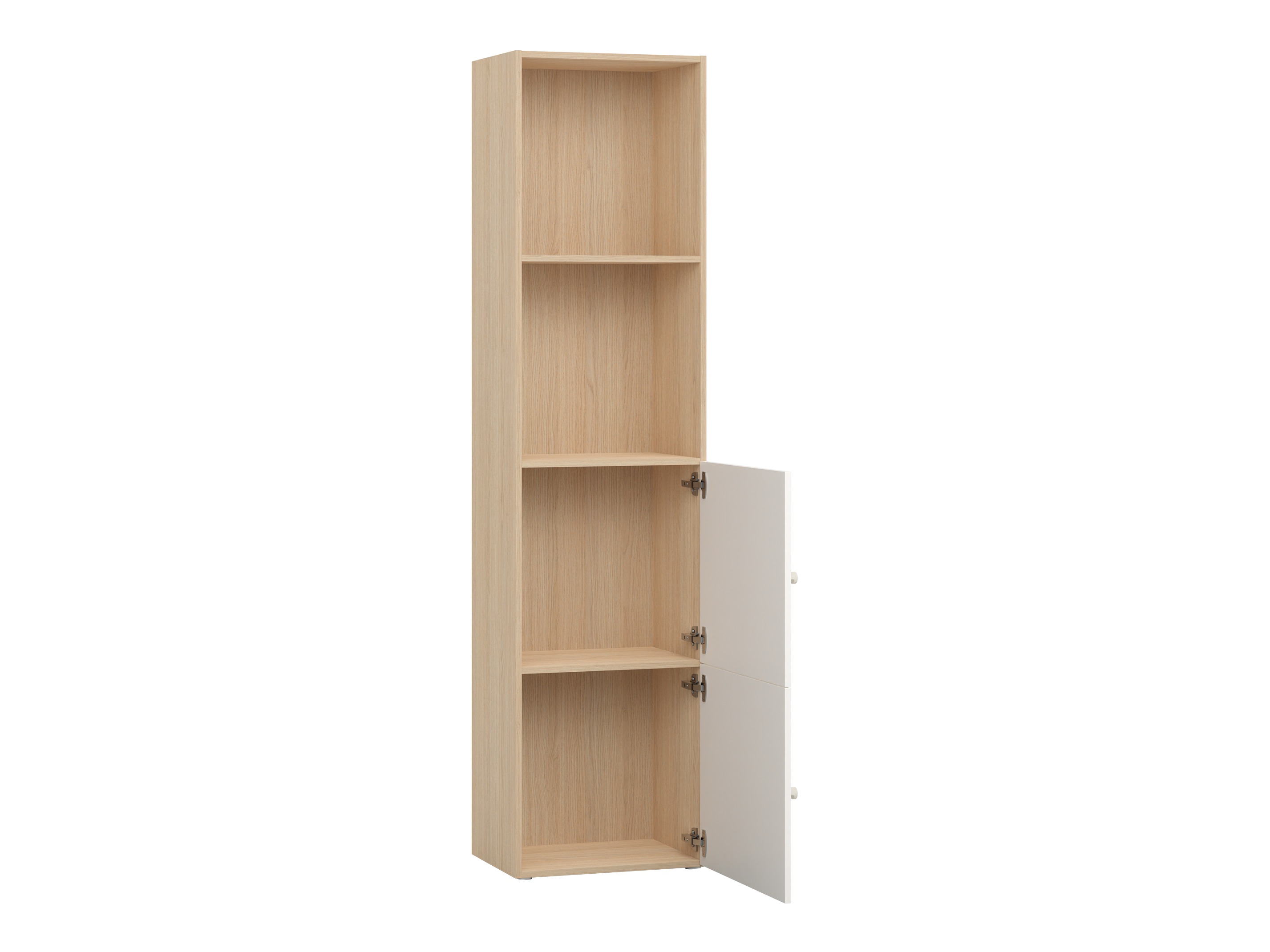 Regal Tornolo 102 (Eichenholzoptik hell + Weiss)
