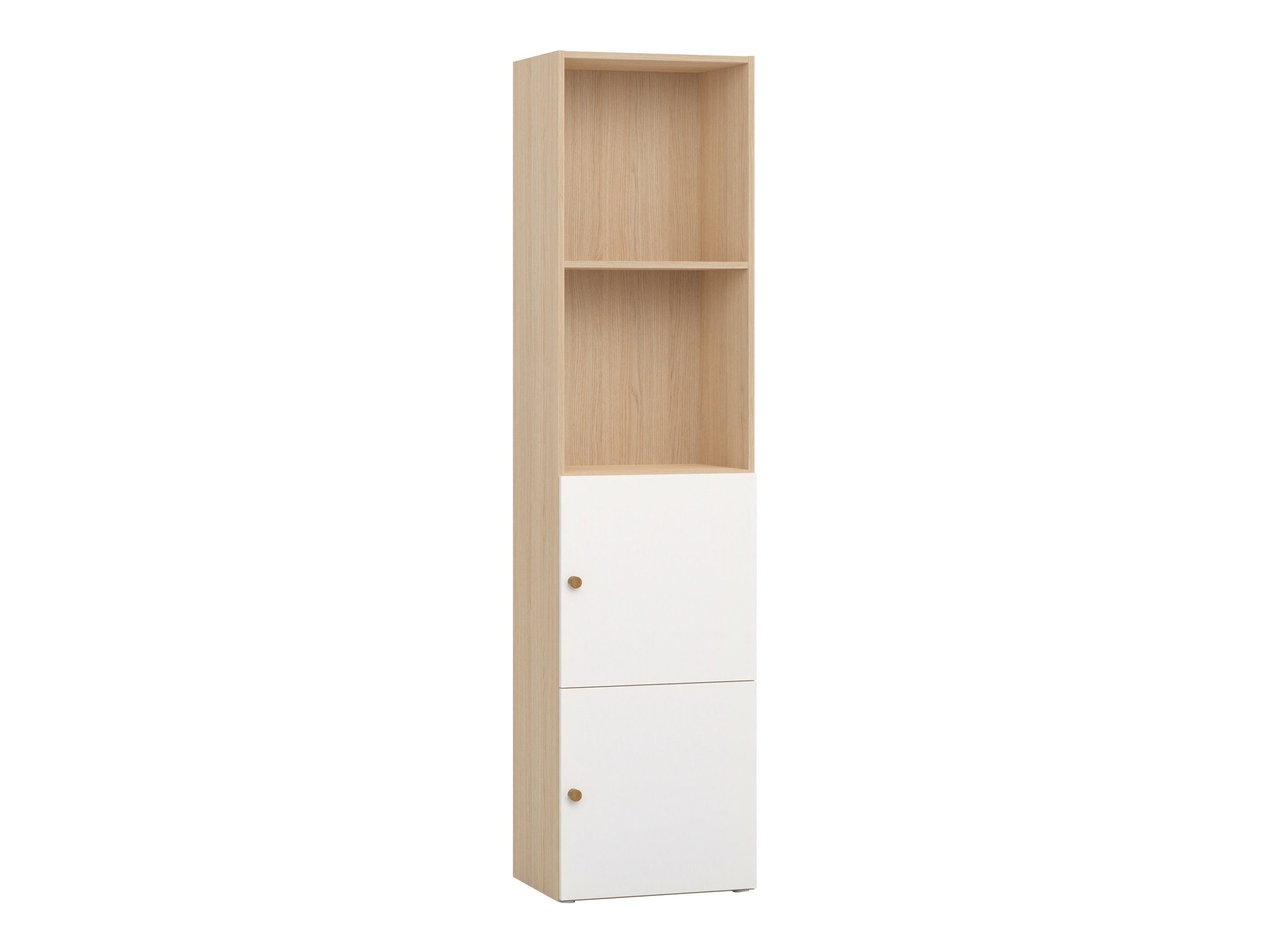 Regal Tornolo 102 (Eichenholzoptik hell + Weiss)