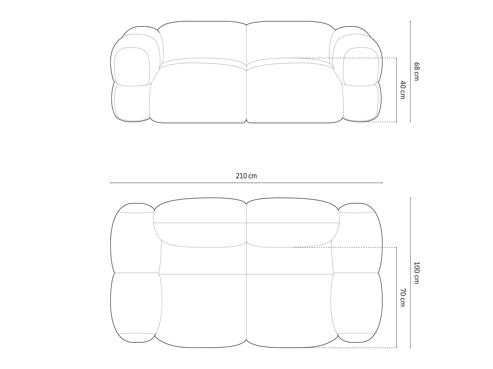 Sofa Duncore 100 (Vogue 15)