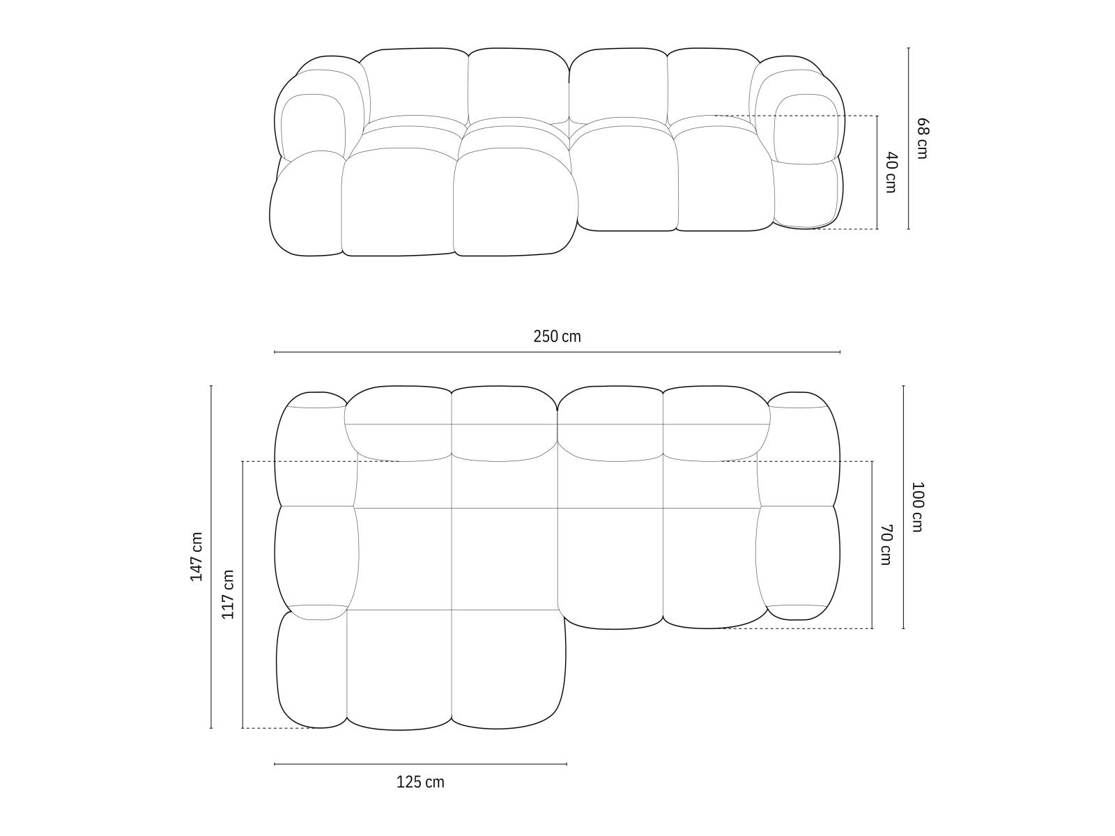 Ecksofa Duncore 101 (Vogue 01)