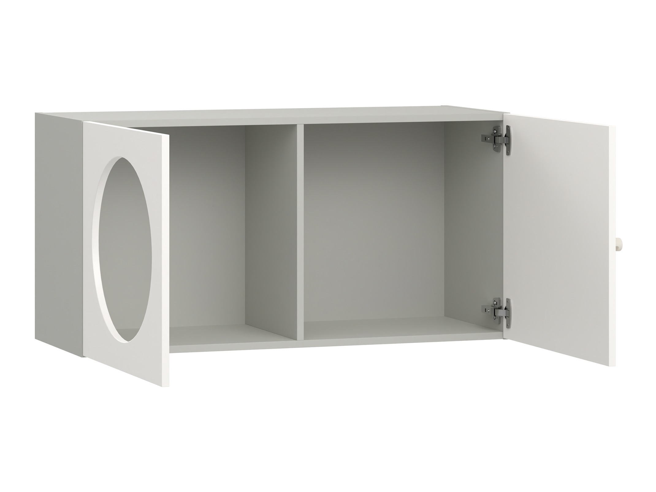 Hängeschrank Tornolo 108 (Grau + Weiss)