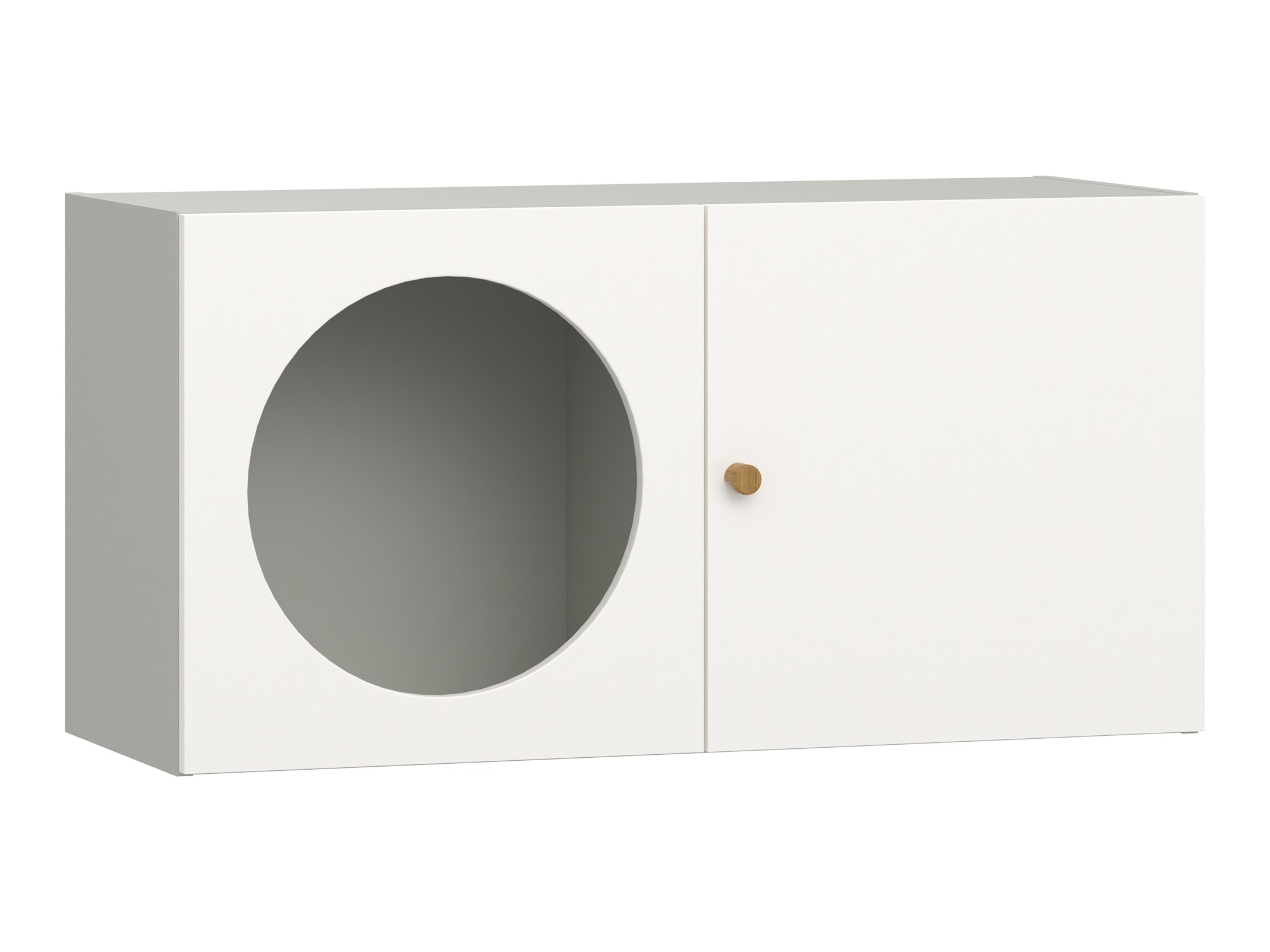 Hängeschrank Tornolo 108 (Grau + Weiss)