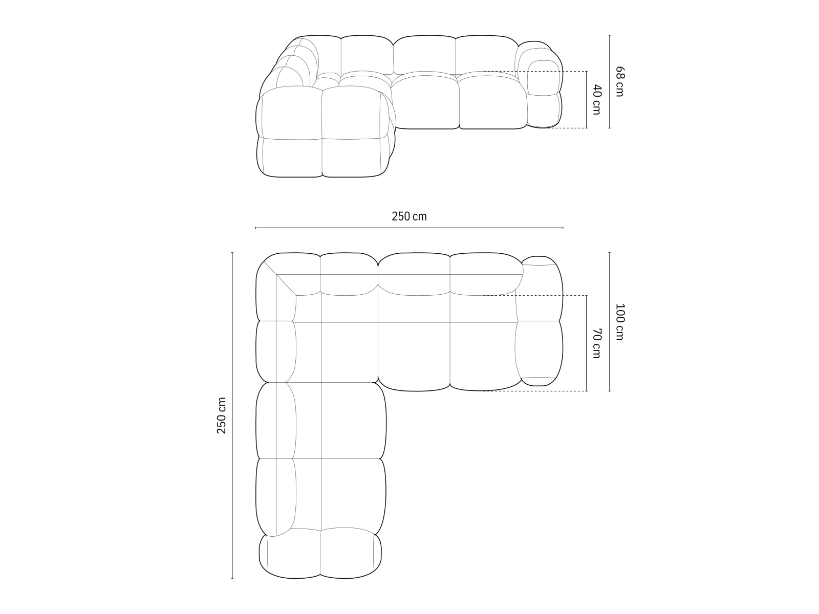 Ecksofa Duncore 102 (Sorella 70)