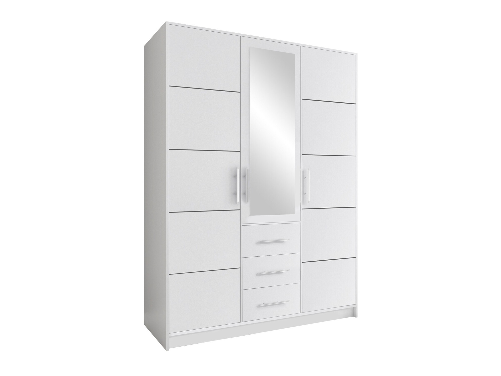 Kleiderschrank Dortivu II (Weiss)