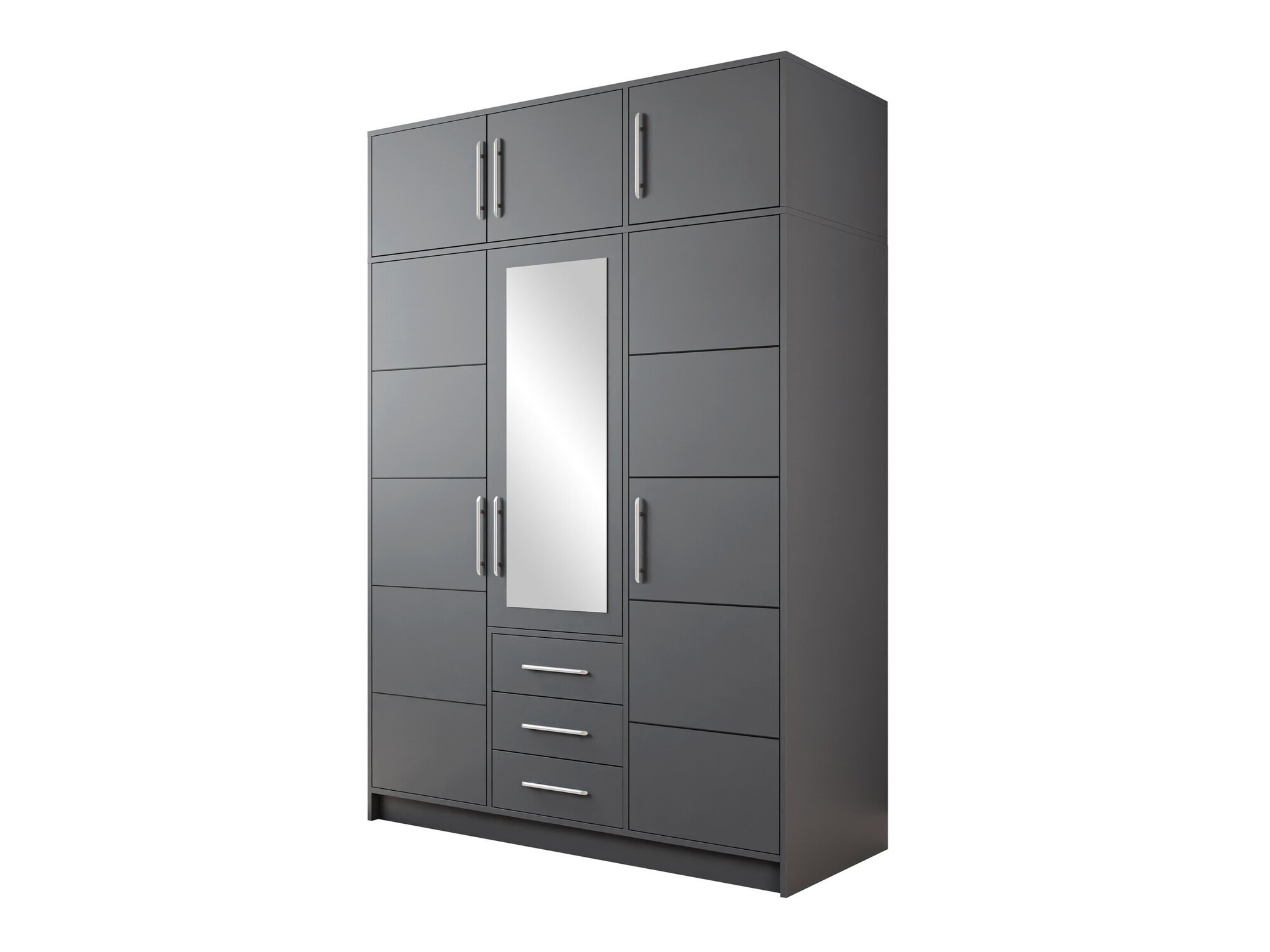 Kleiderschrank Dortivu IV (Graphit)