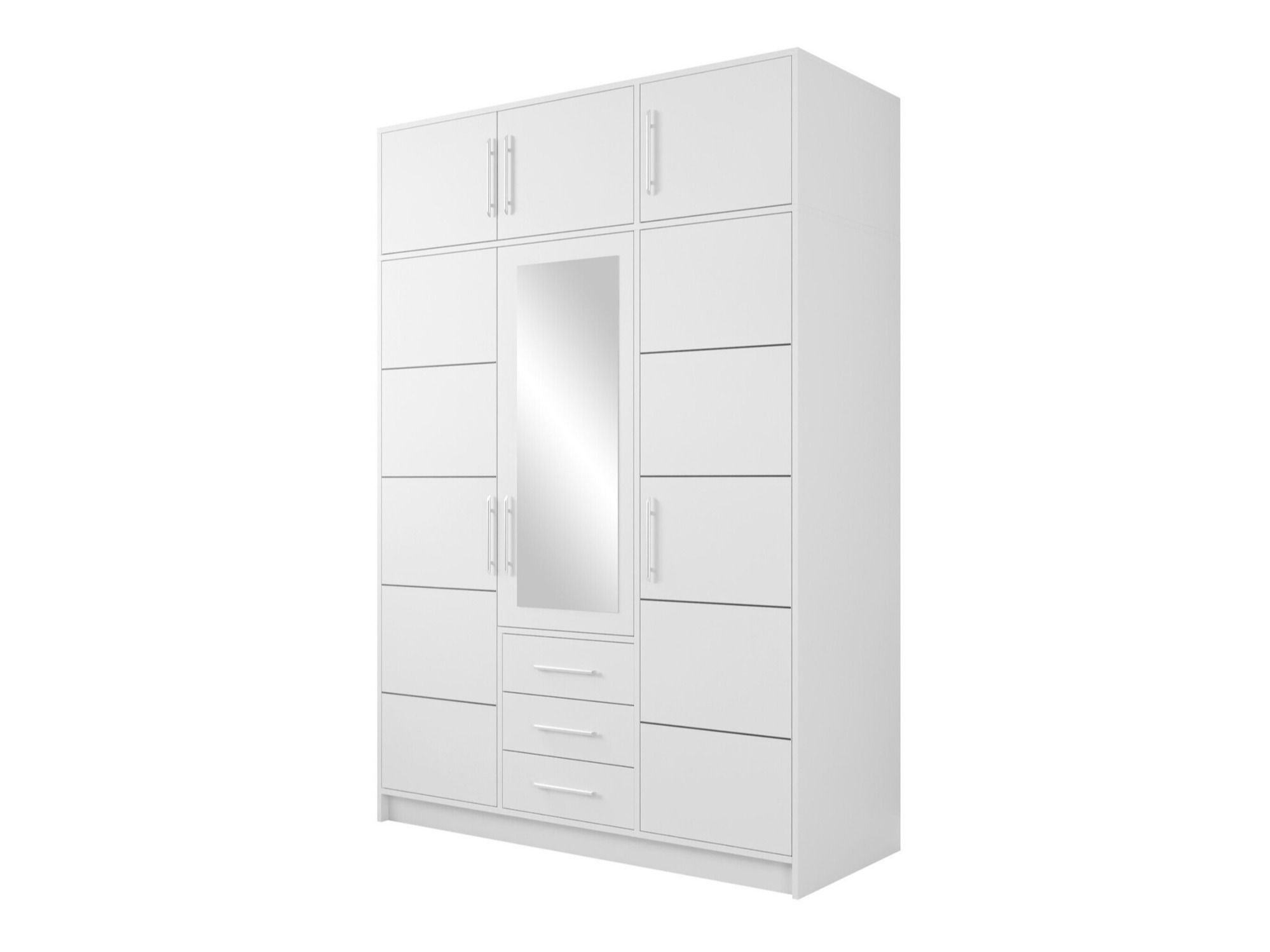 Kleiderschrank Dortivu IV (Weiss)