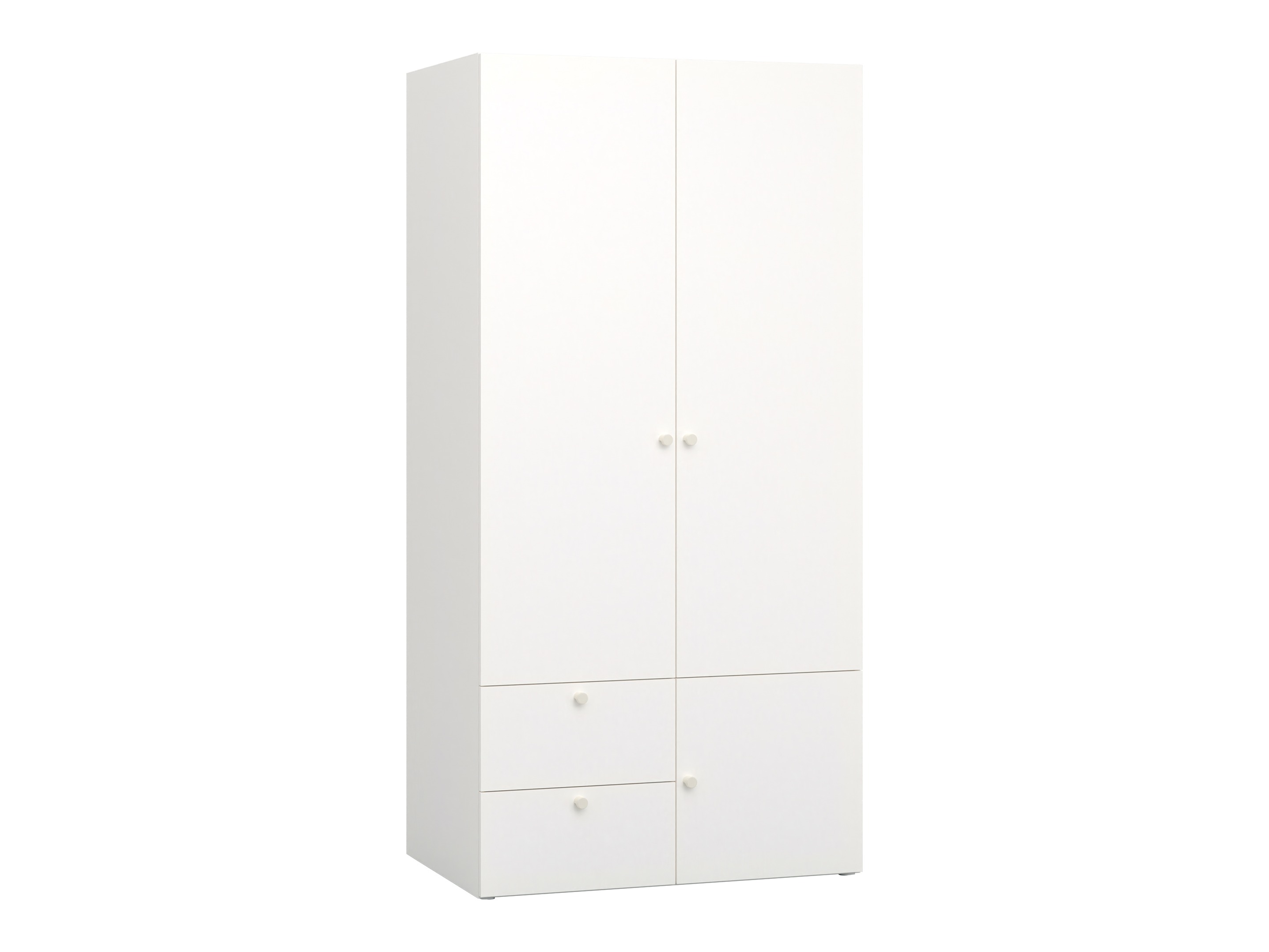 Kleiderschrank Tornolo 109 (Weiss + Indigo)