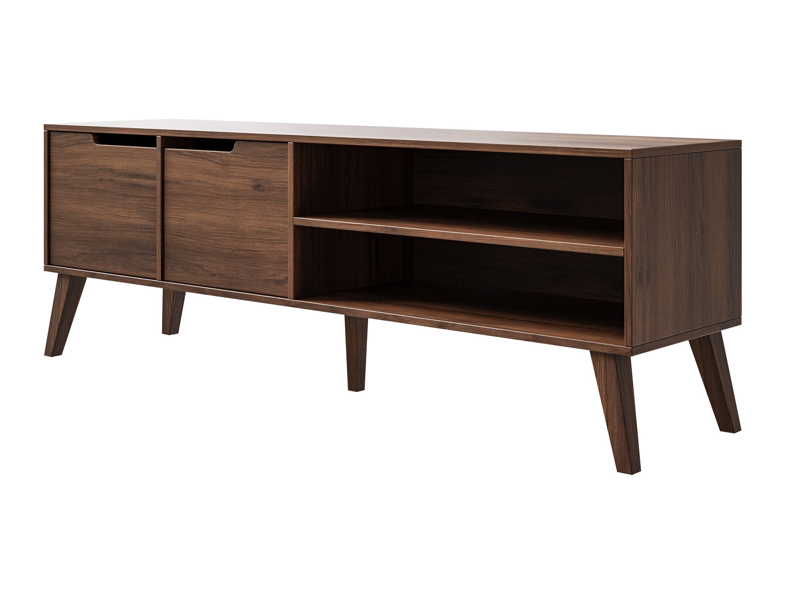 Wohnzimmer-Sets Otis II (Walnussholzoptik)