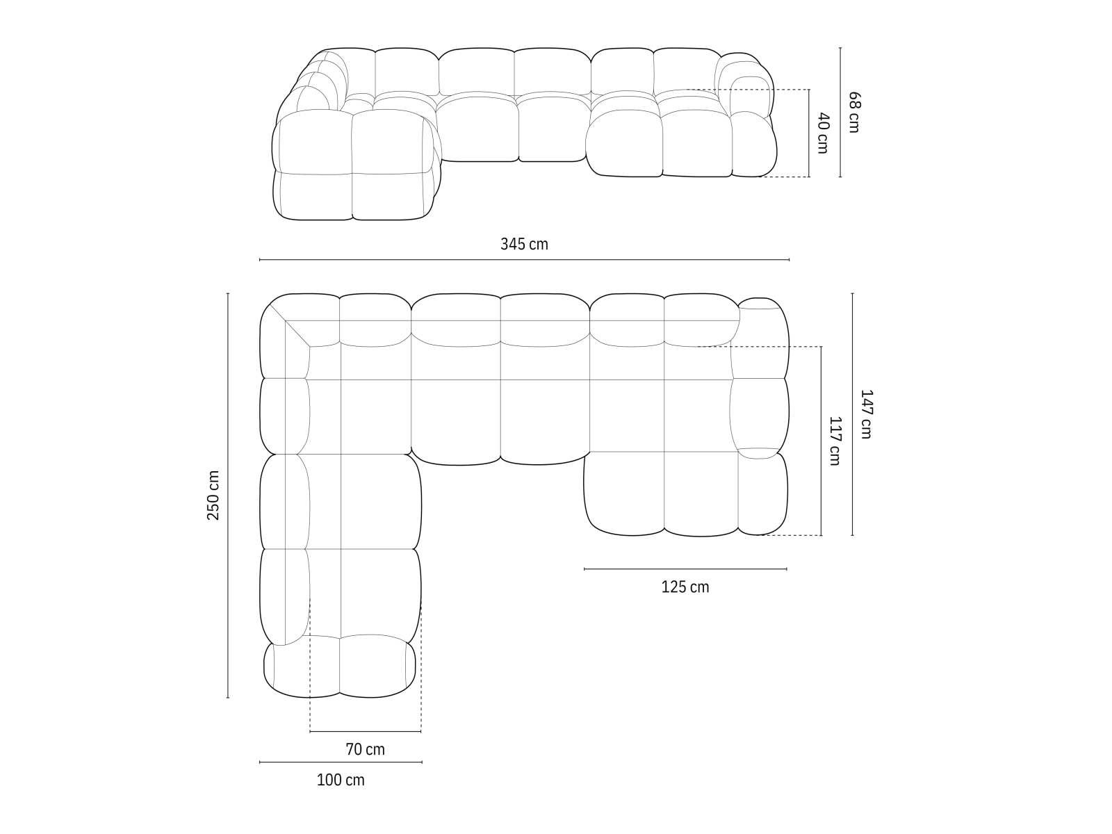 Ecksofa Duncore 103 (Sorella 70)