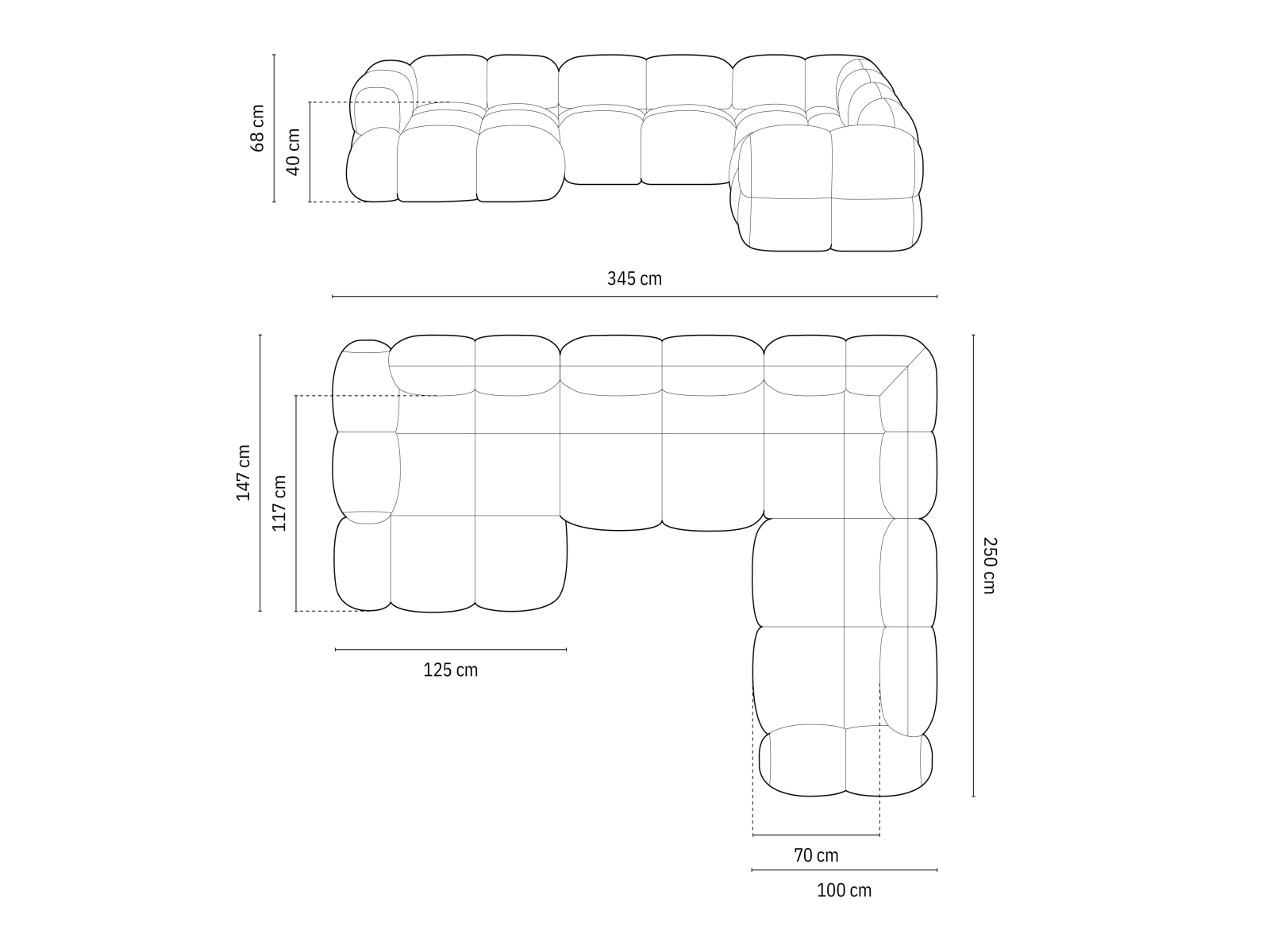 Ecksofa Duncore 103 (Vogue 01)