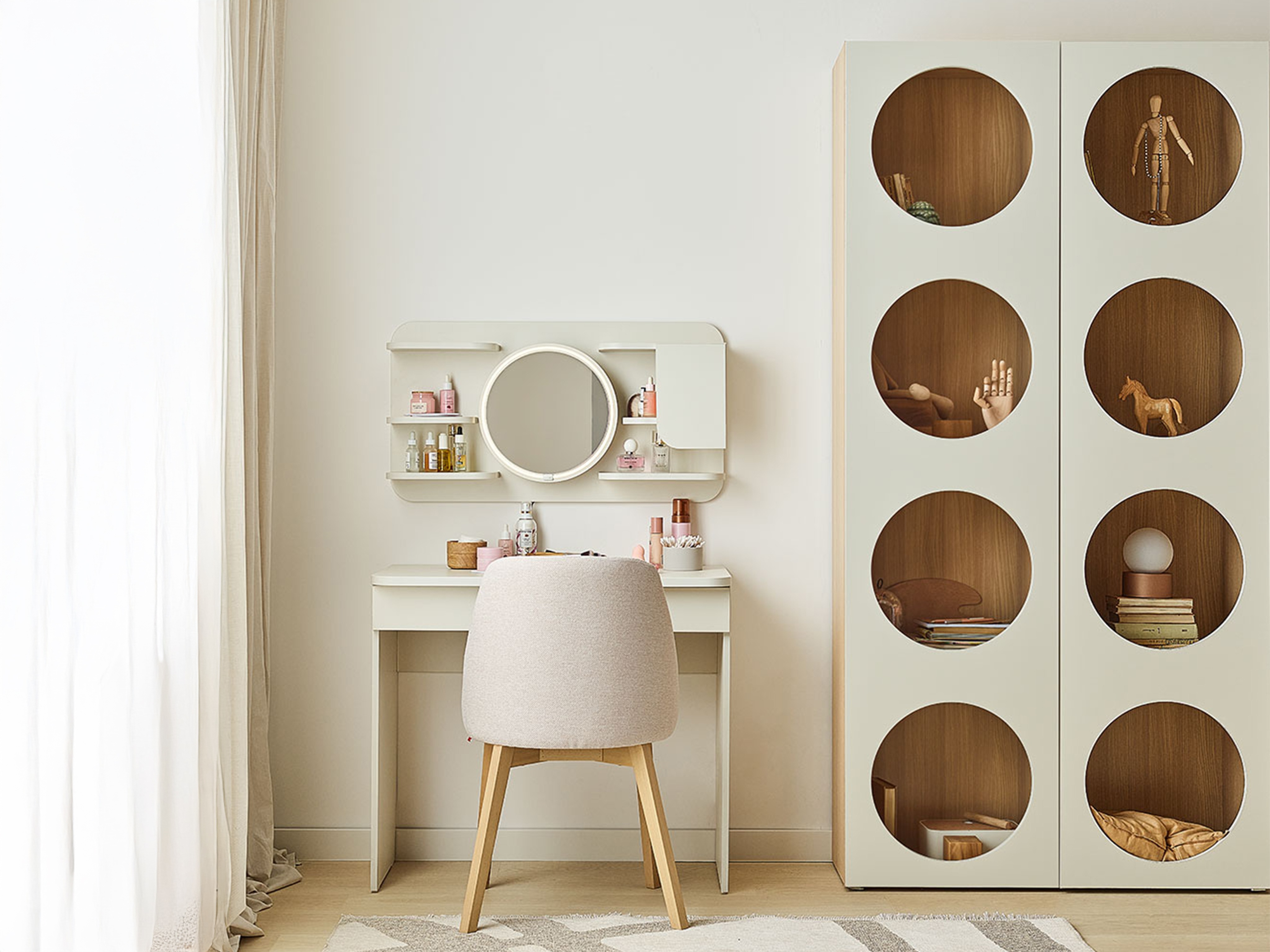 Regal Tornolo 118 (Eichenholzoptik hell + Weiss)