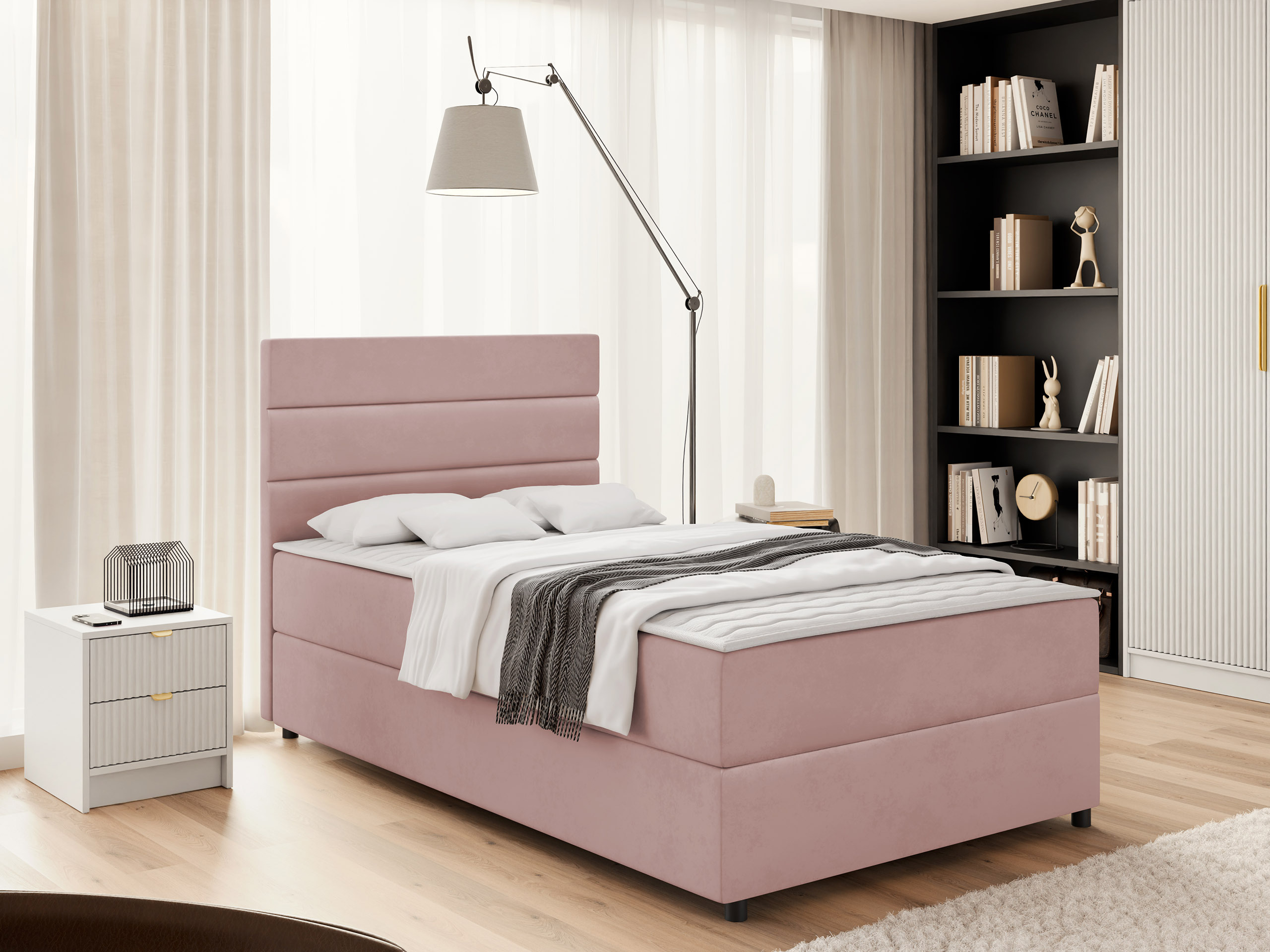 Boxspringbett Delphio (Manila 09)