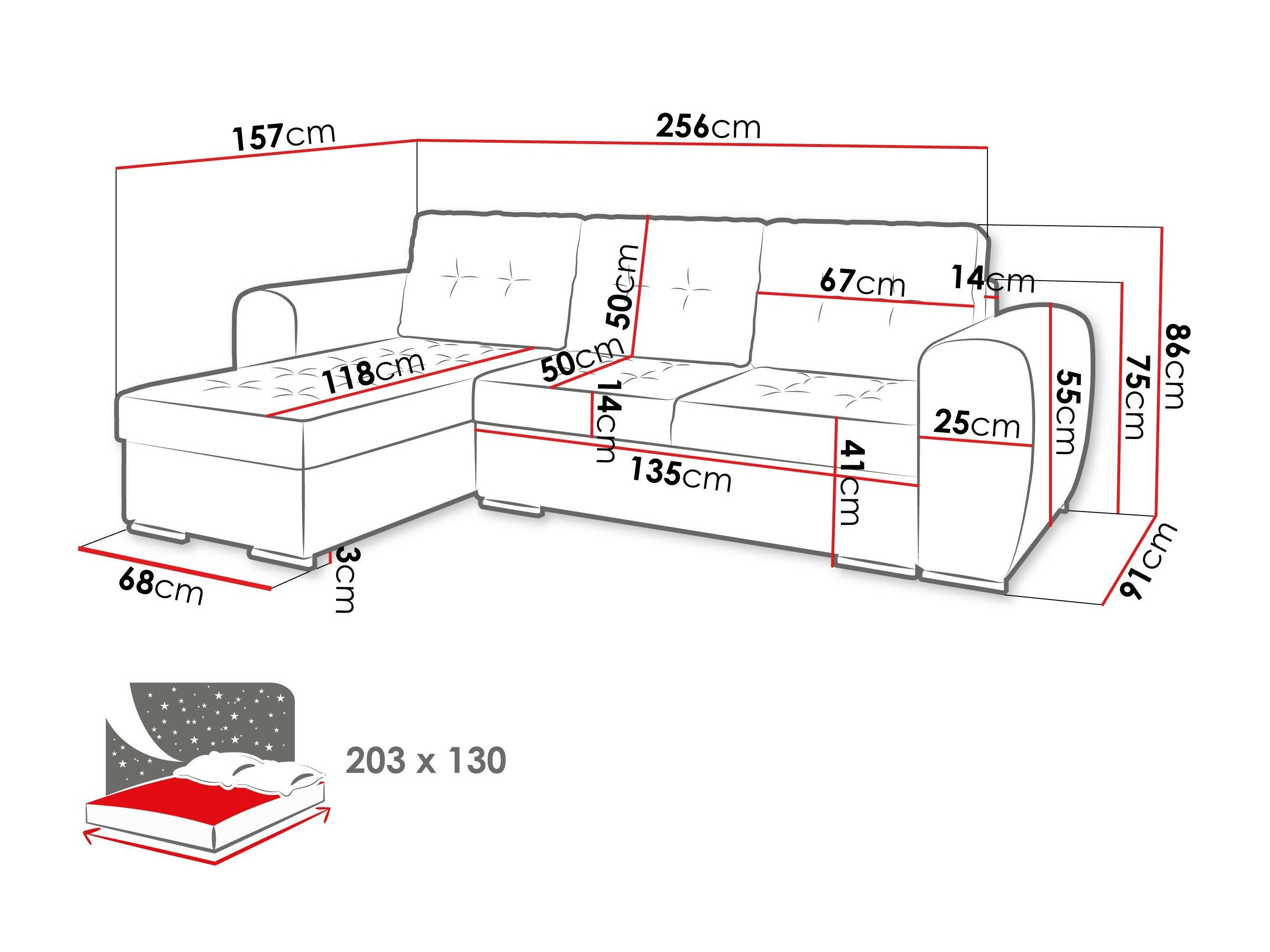 Ecksofa Muncie 109 (Manila 07)