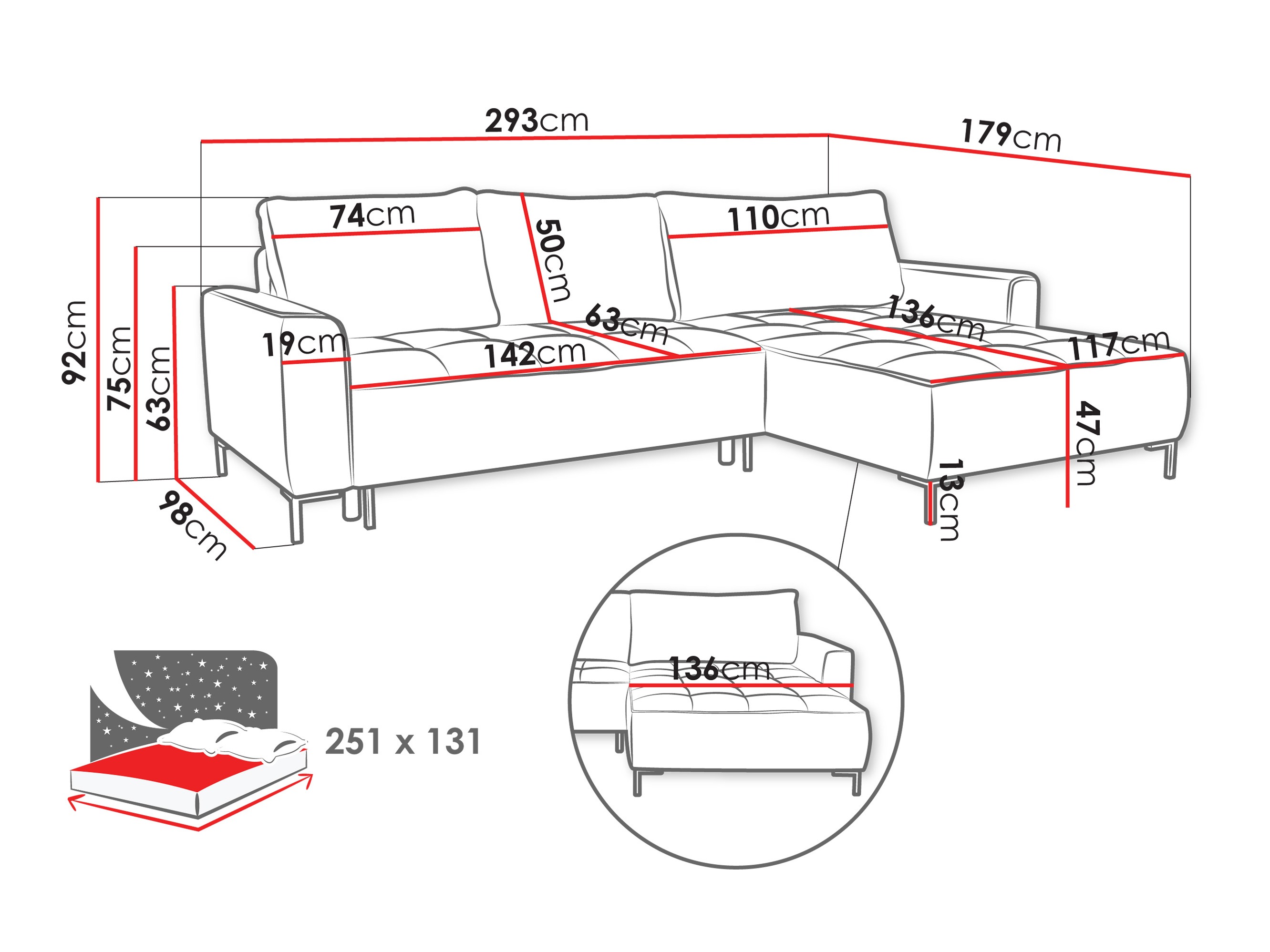 Ecksofa TrendyNest Valetio (Genesis 02)