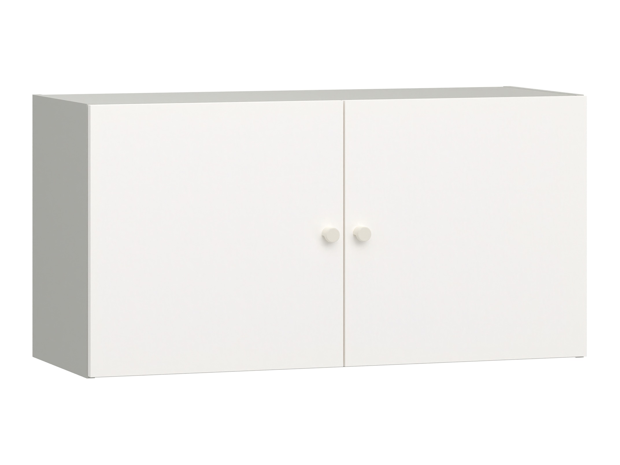 Hängeschrank Tornolo 128 (Weiss + Grau)