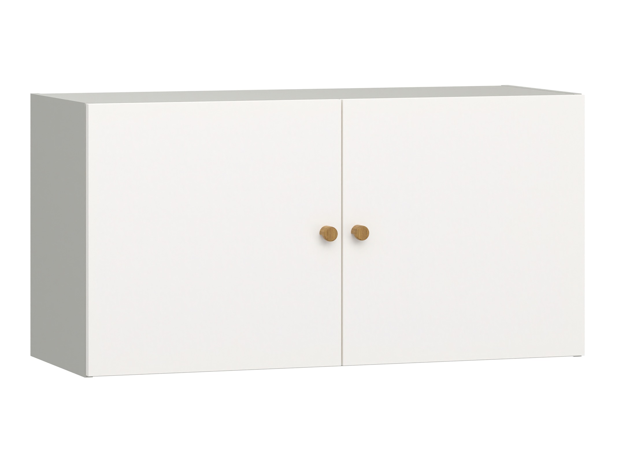 Hängeschrank Tornolo 128 (Weiss + Grau)