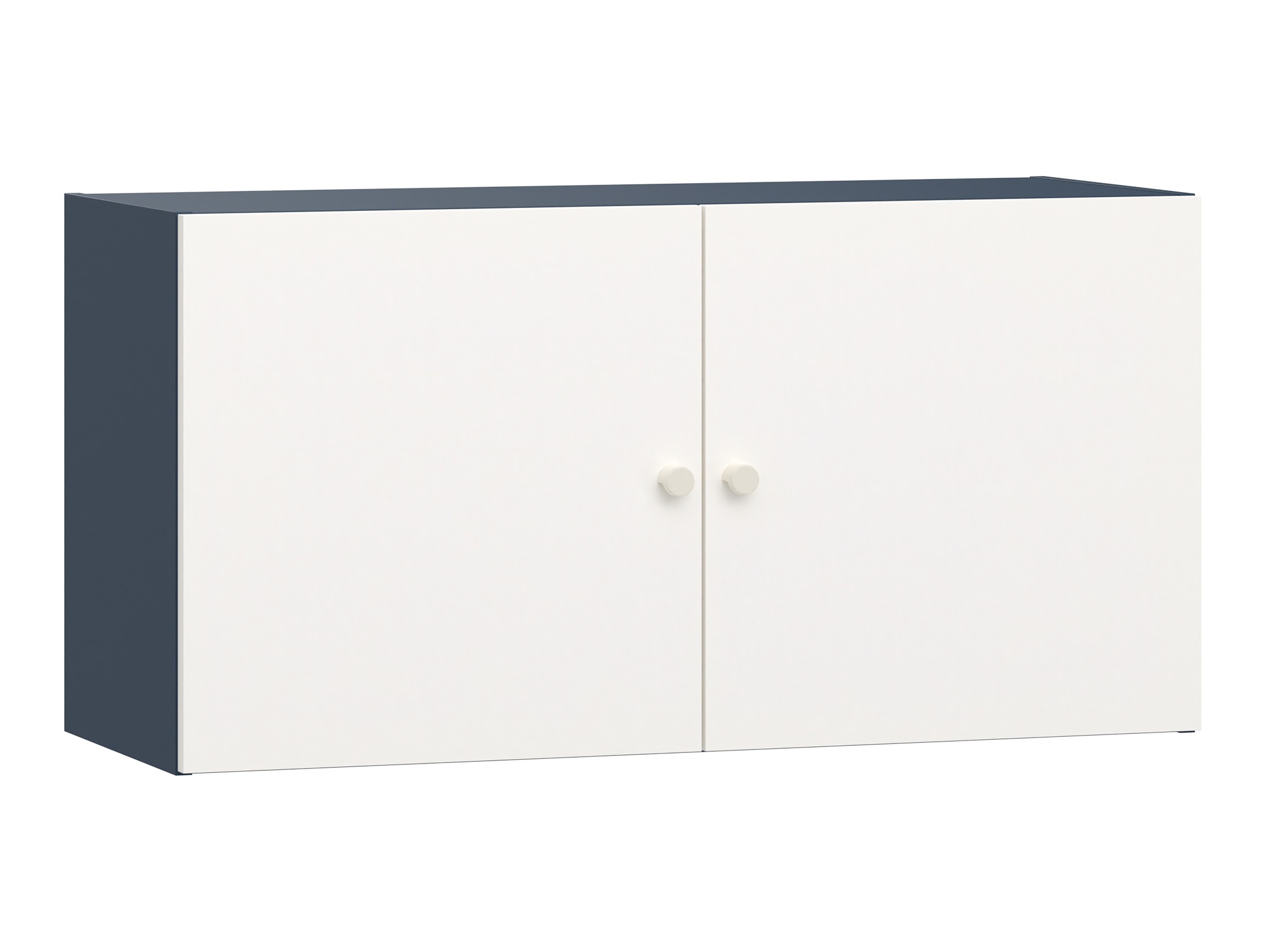 Hängeschrank Tornolo 128 (Weiss + Indigo)