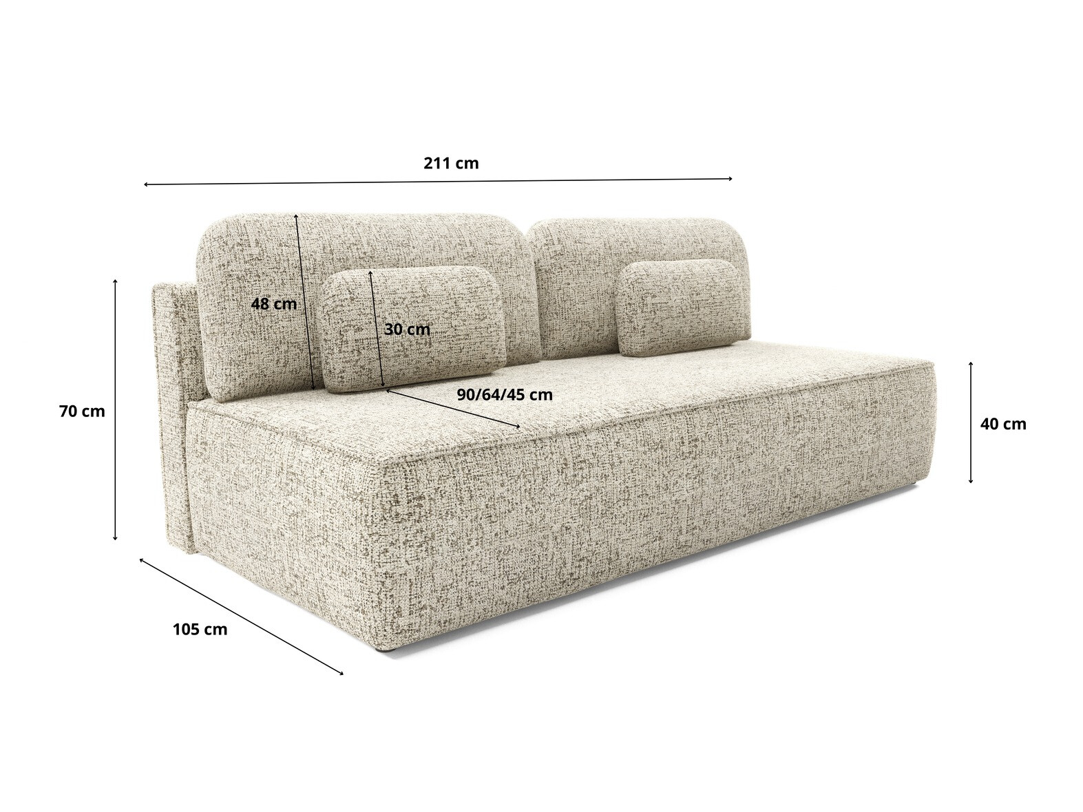 Schlafsofa Franklin 214 (Bella 5)