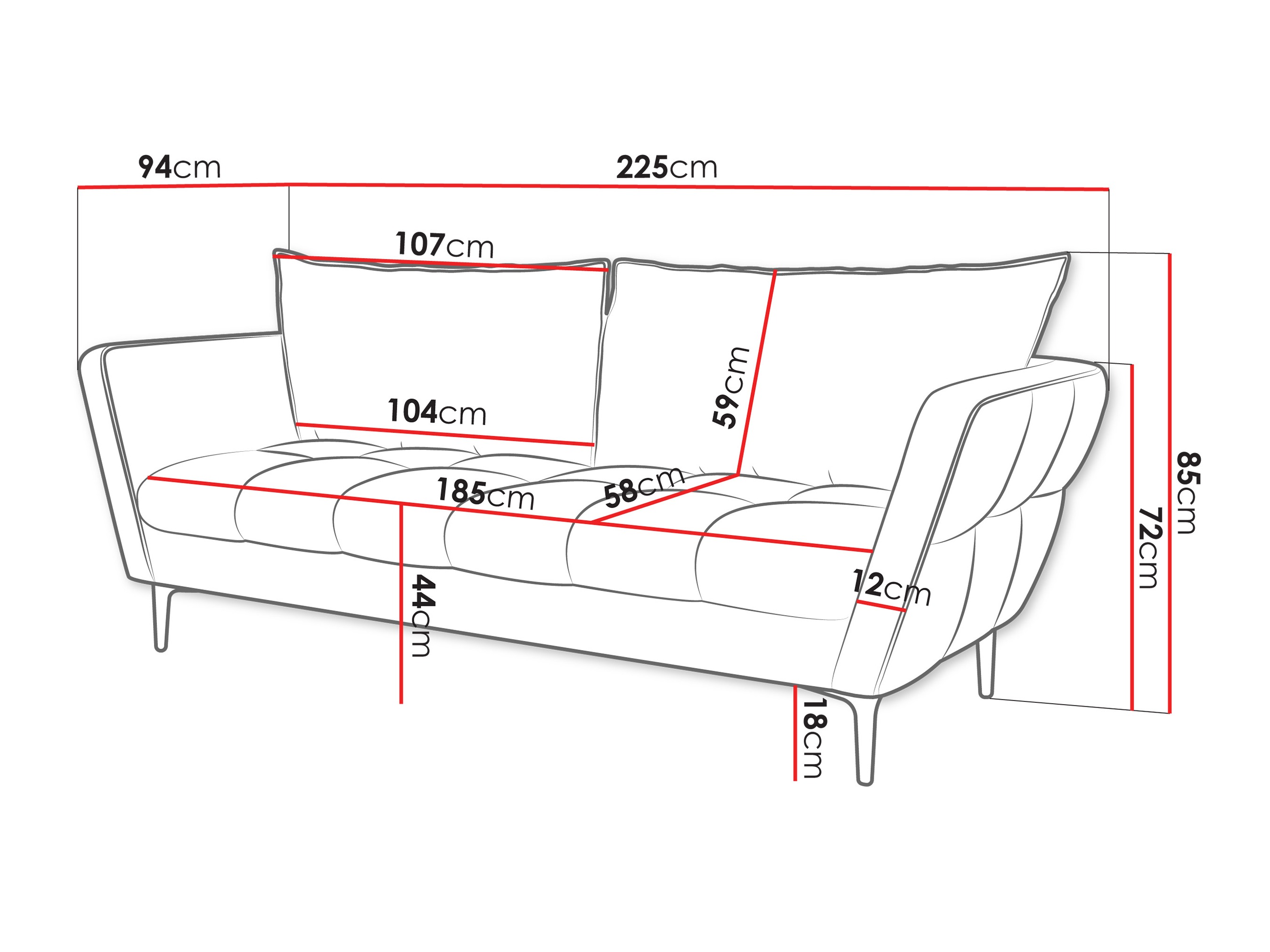 Sofa TrendyNest 127 (Aphrodite 19)
