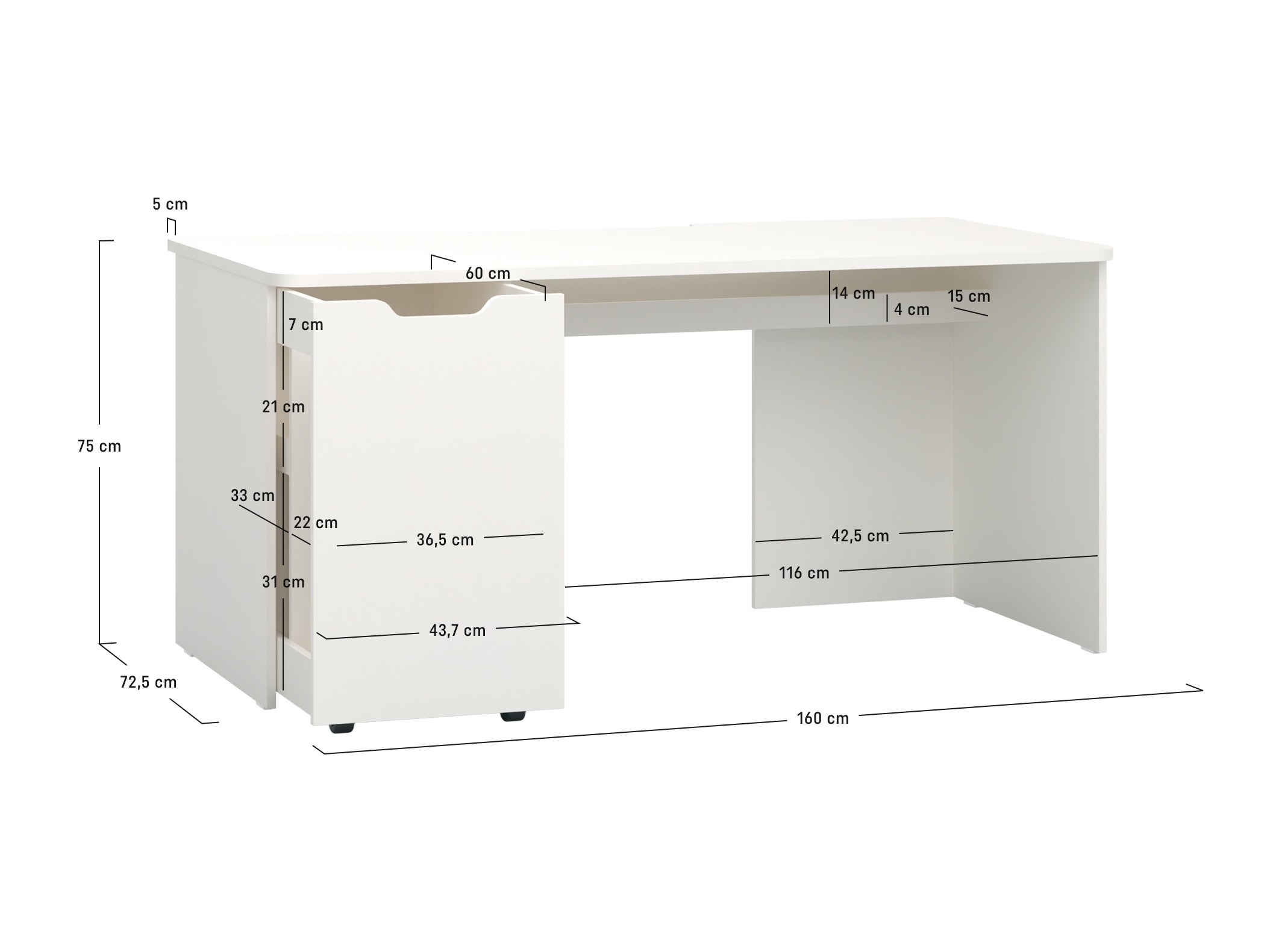 Bürotisch Tornolo 133