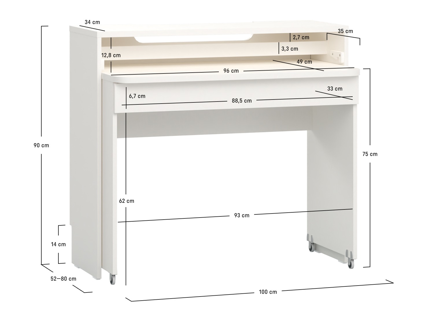 Bürotisch Tornolo 134