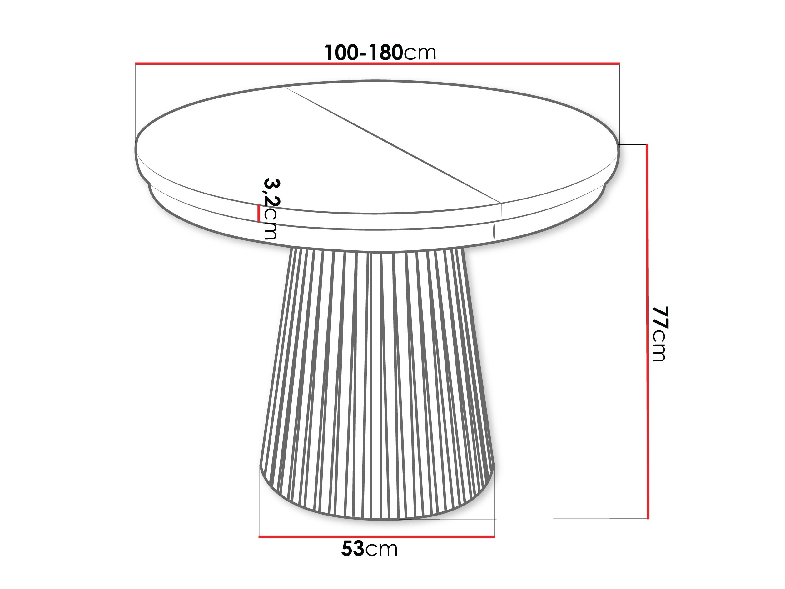 Tisch Stanton 151 (Weiss)