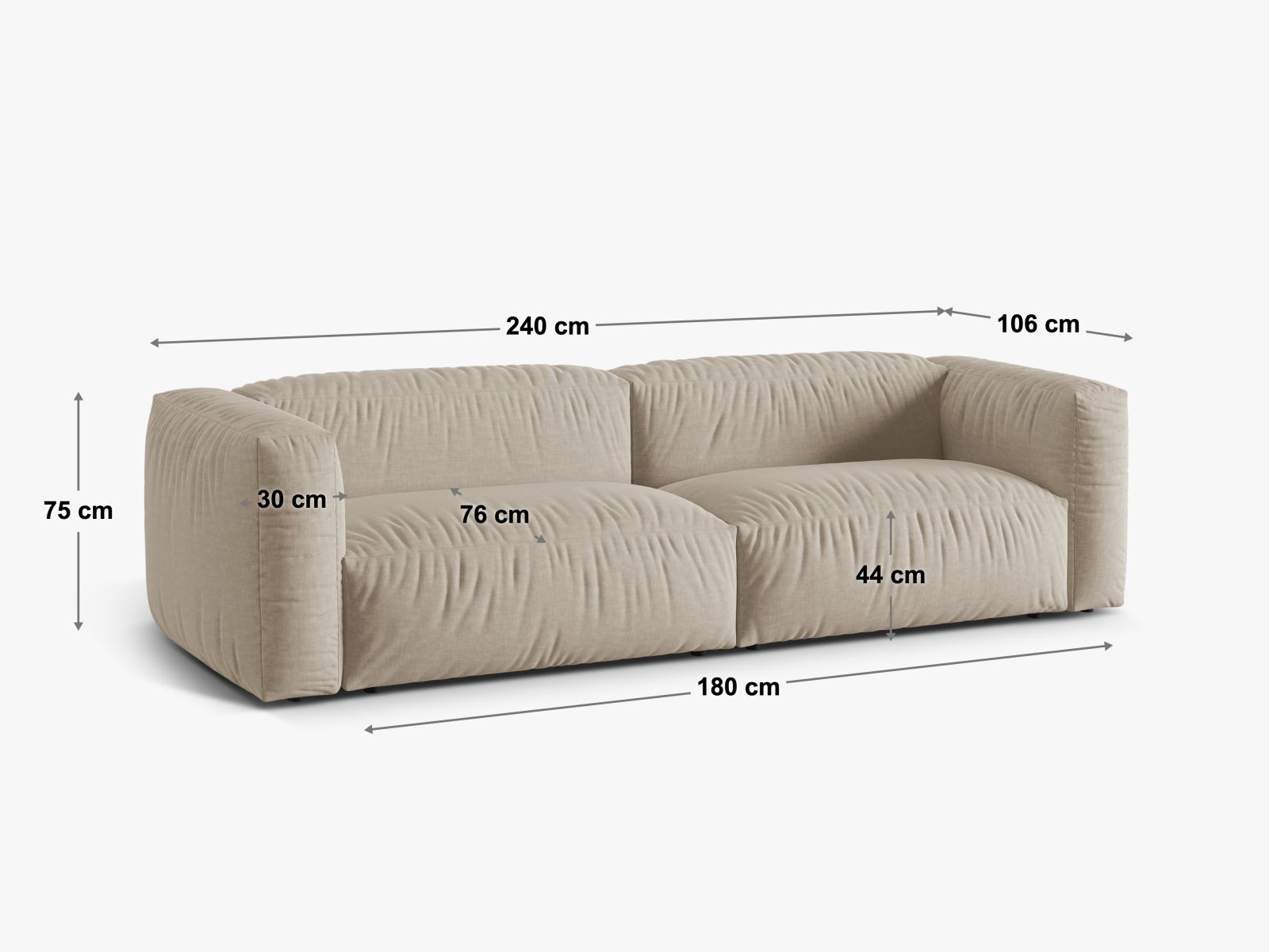 Modulares Sofa Sorcoro 100 (Vogue 03)