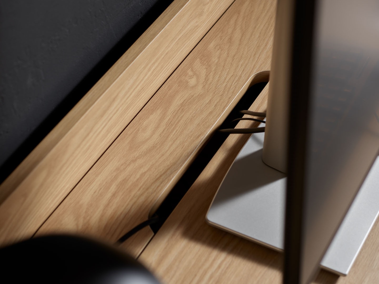 Bürotisch Velrome 101 (Eichenholzoptik + Graphit)