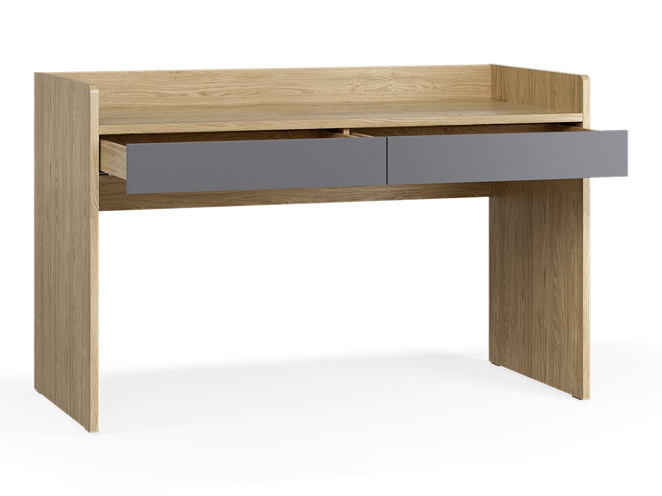 Bürotisch Velrome 101 (Eichenholzoptik + Graphit)