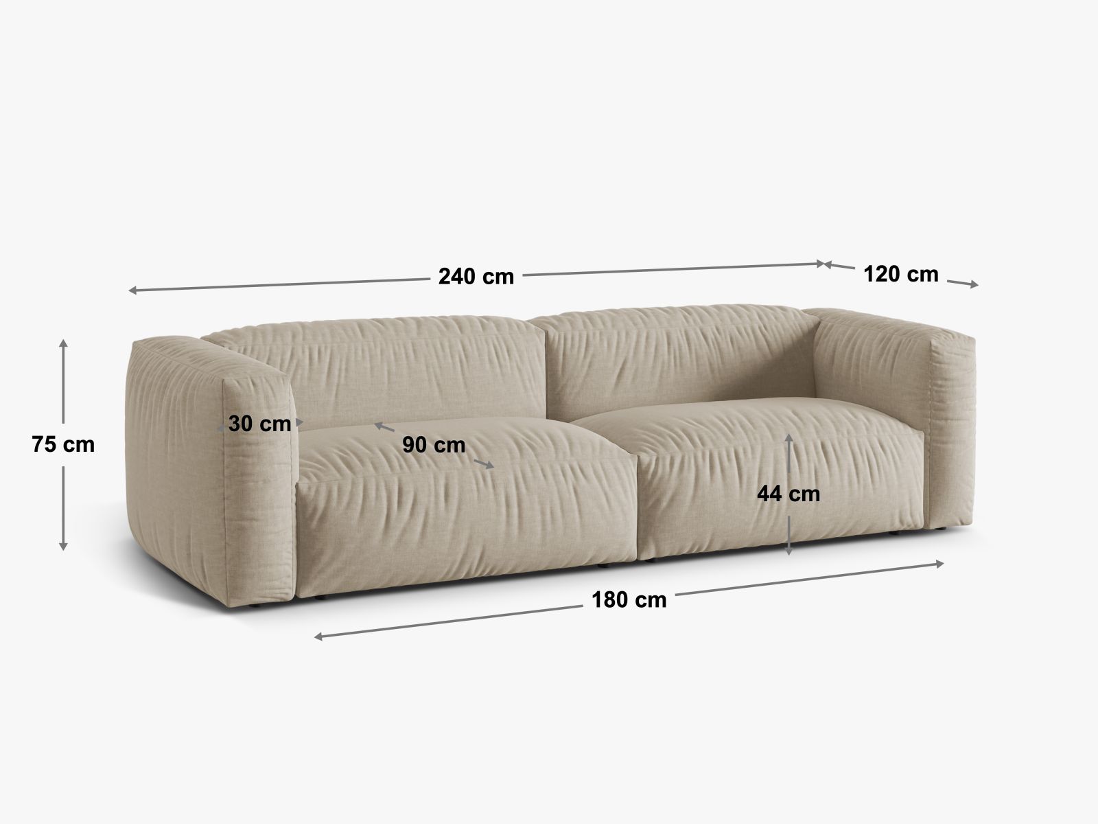Modulares Sofa Sorcoro 114 (Vogue 01)