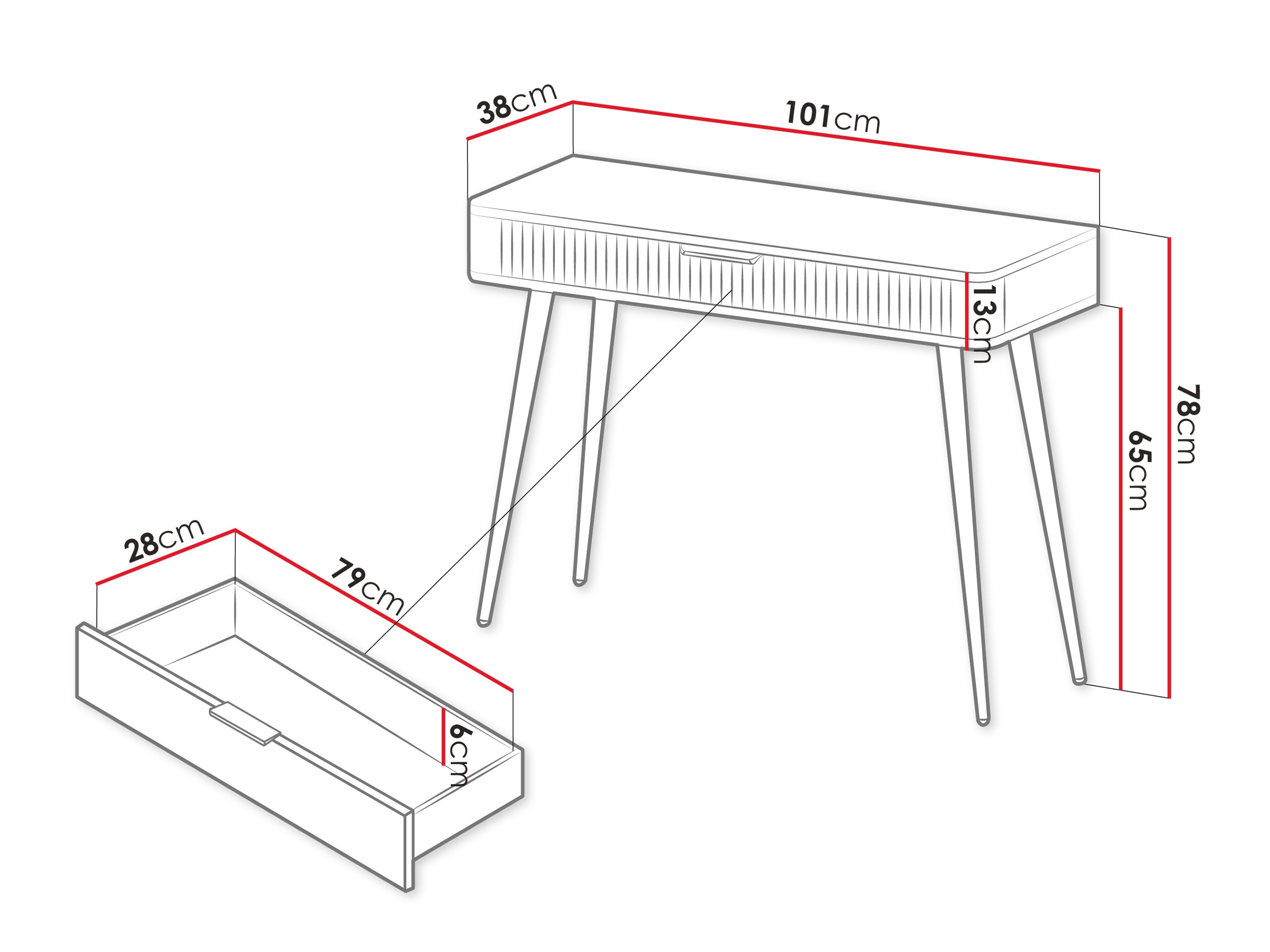 Konsolentisch Versoe 110 (Beige)