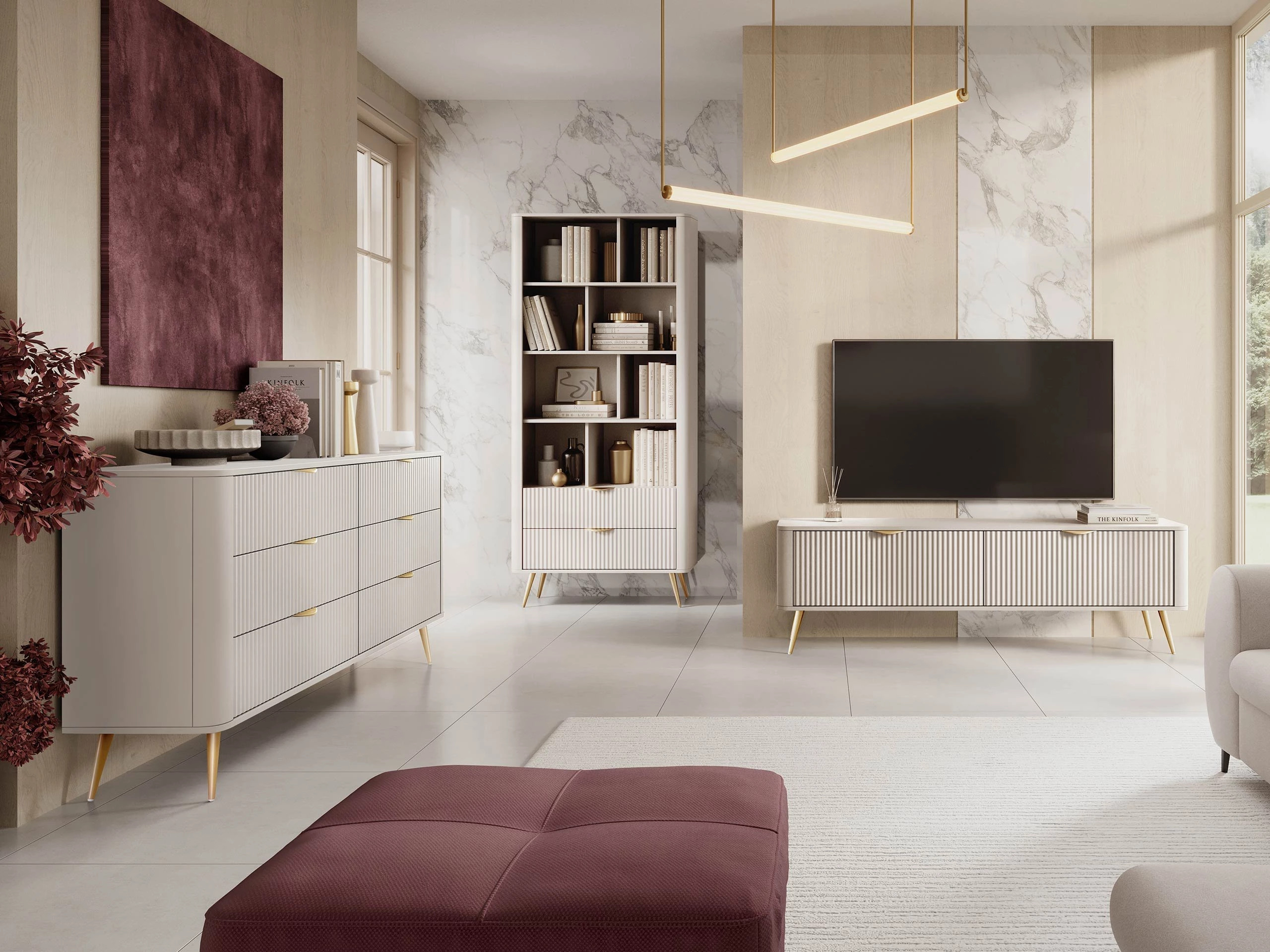 TV-Möbel Ioca (Beige)