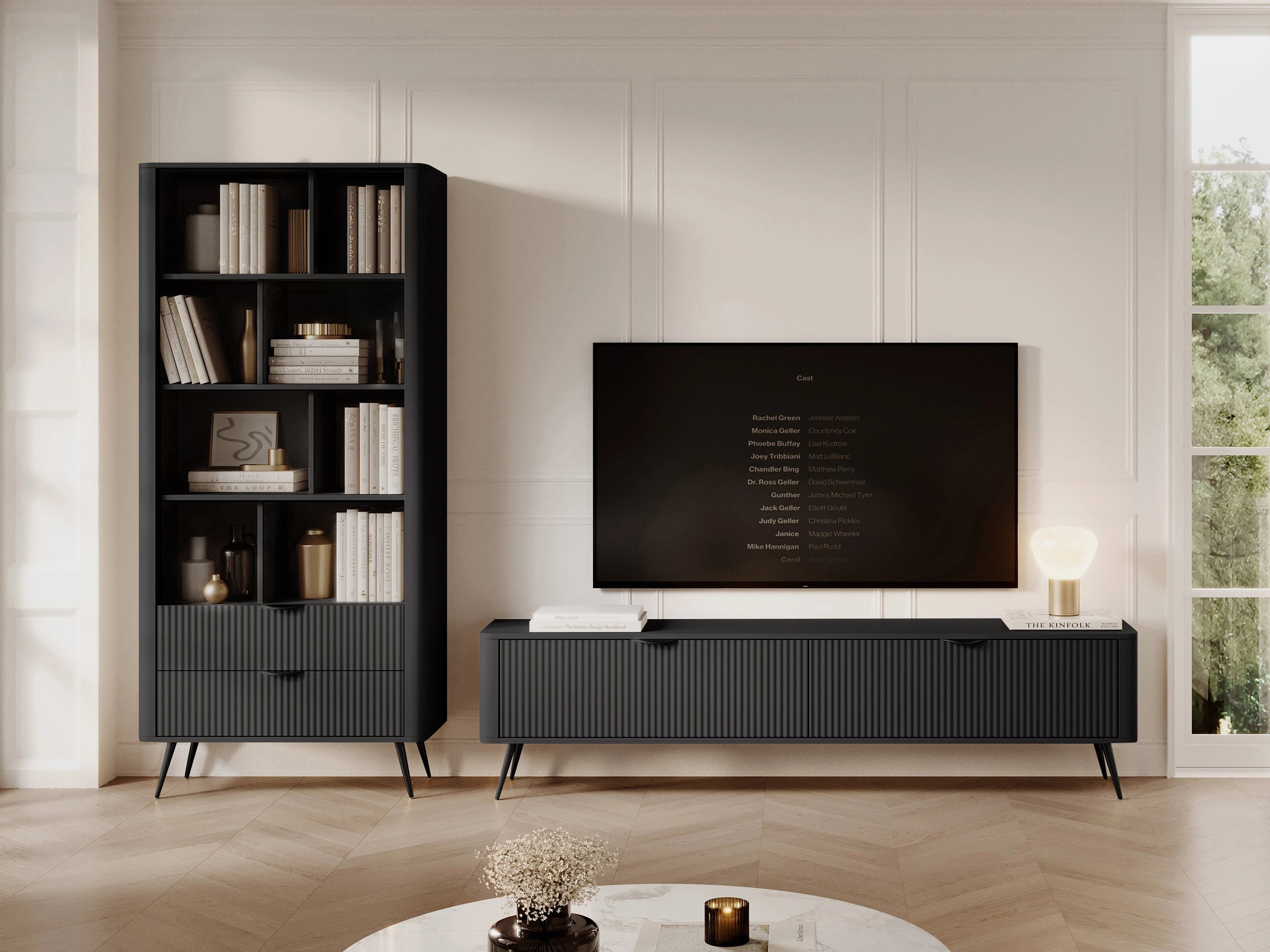 Wohnzimmer-Sets Lectum (Graphit)