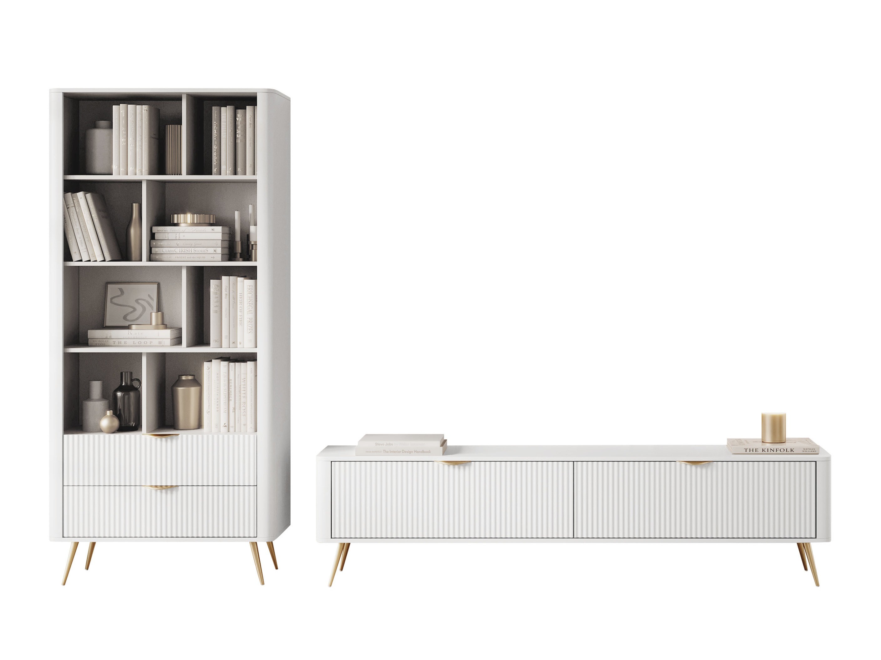 Wohnzimmer-Sets Versoe 107 (Weiss)