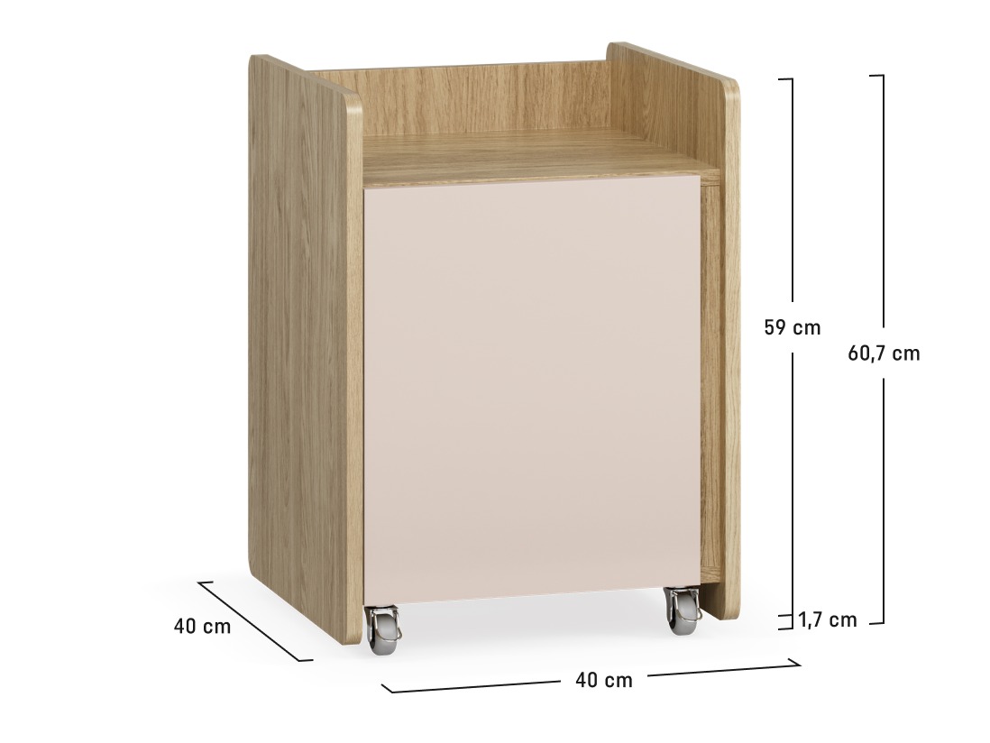 Sideboard Velrome 102 (Eichenholzoptik + Beige)