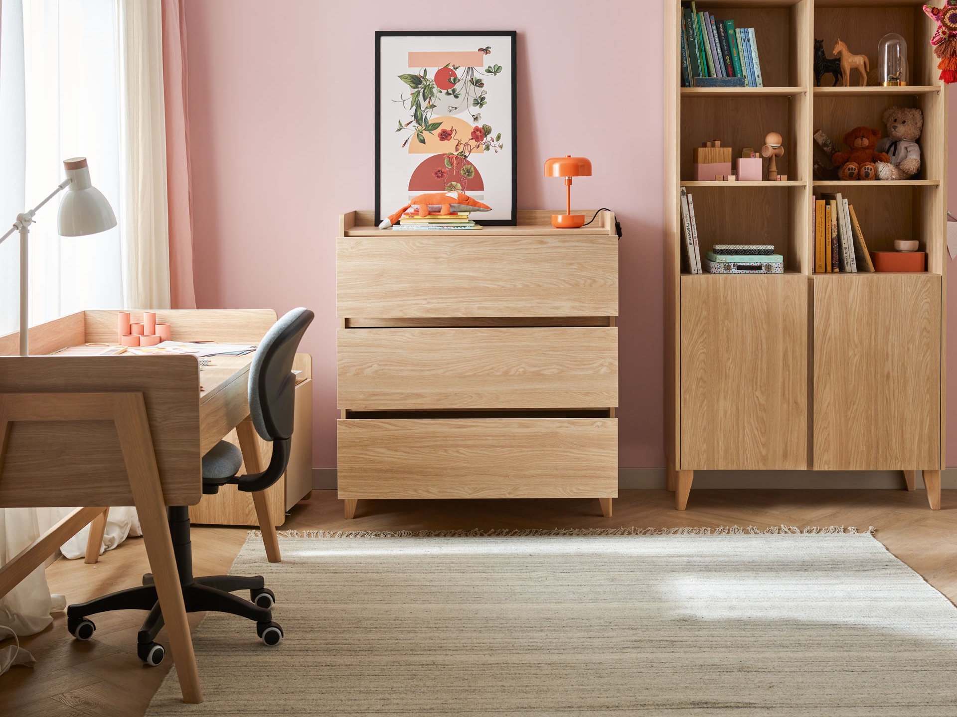 Kommoden Velrome 105 (Eichenholzoptik)