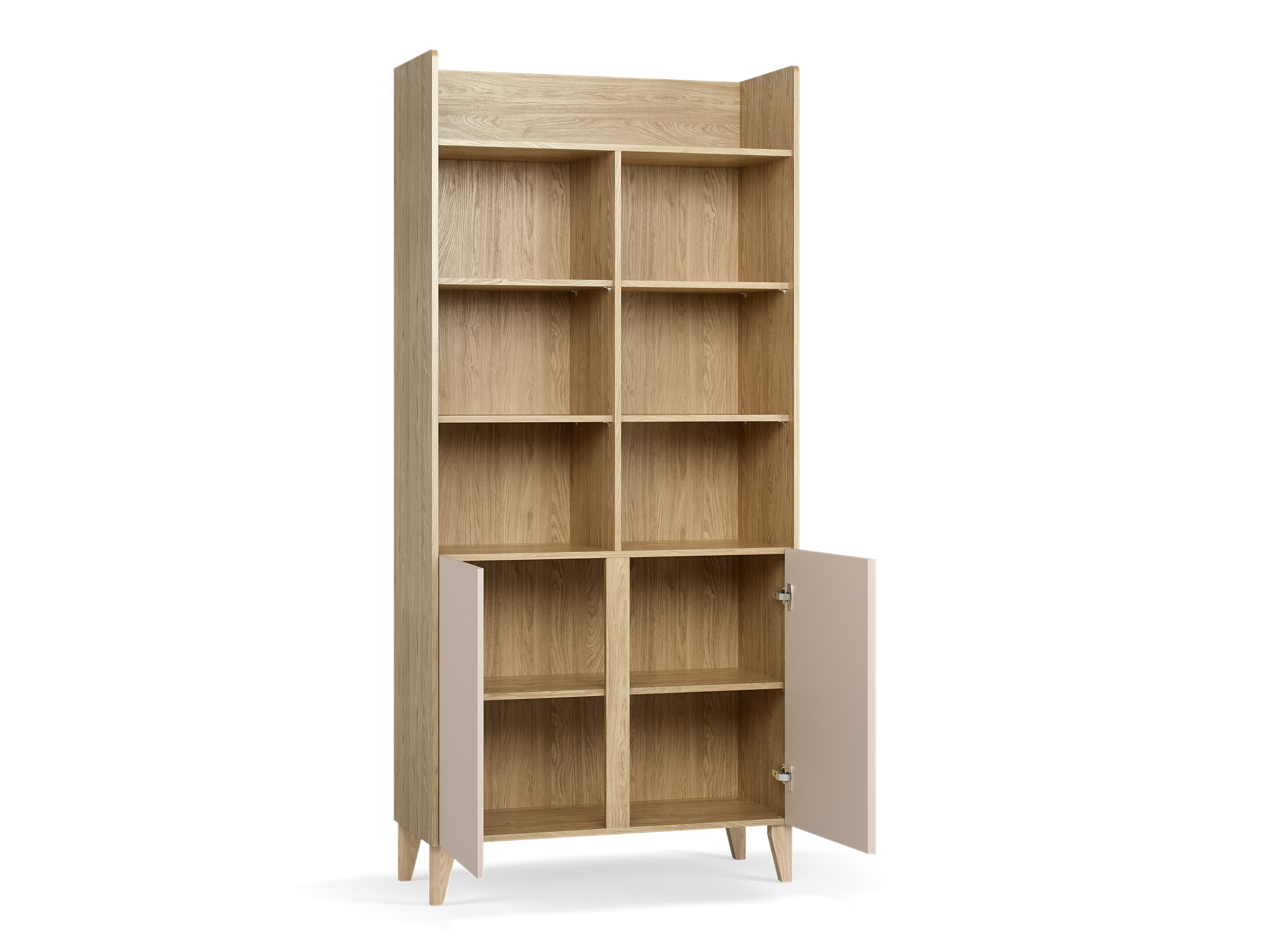 Regal Velrome 104 (Eichenholzoptik + Beige)