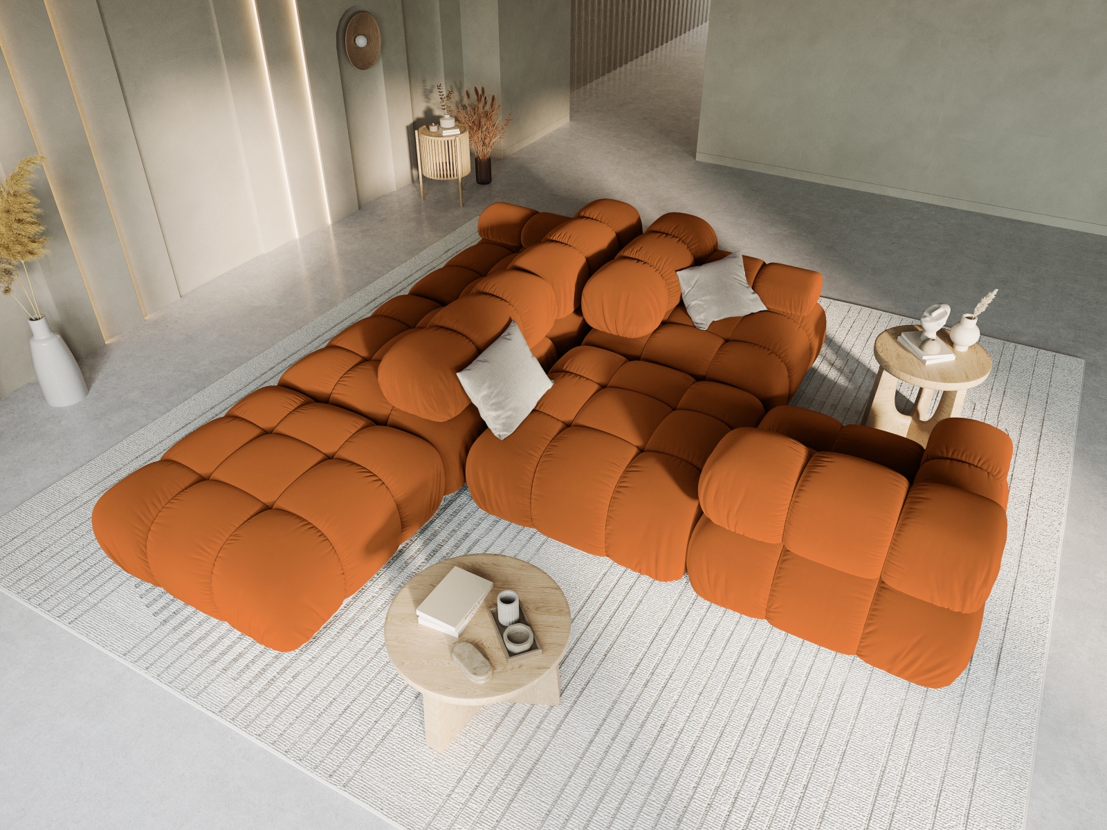 Modulares Sofa Caltenu 110 (Bluvel 4215)