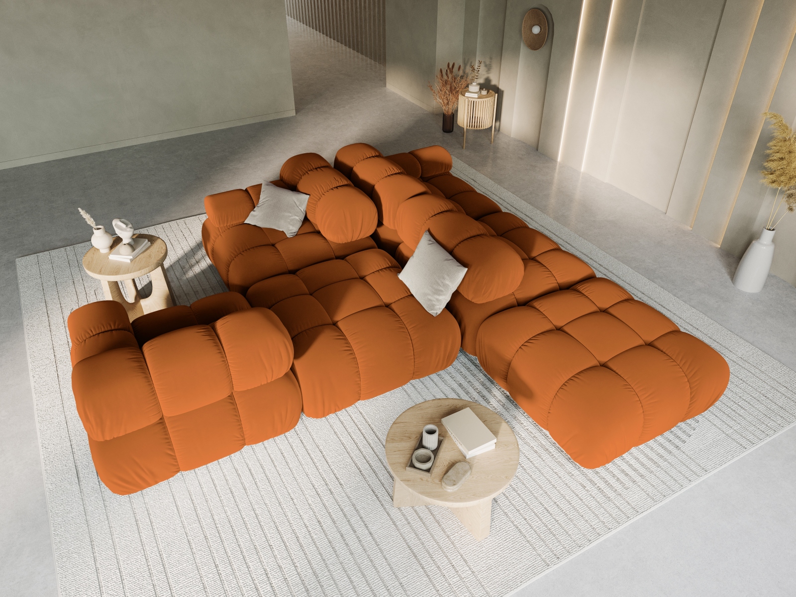 Modulares Sofa Caltenu 110 (Bluvel 4215)