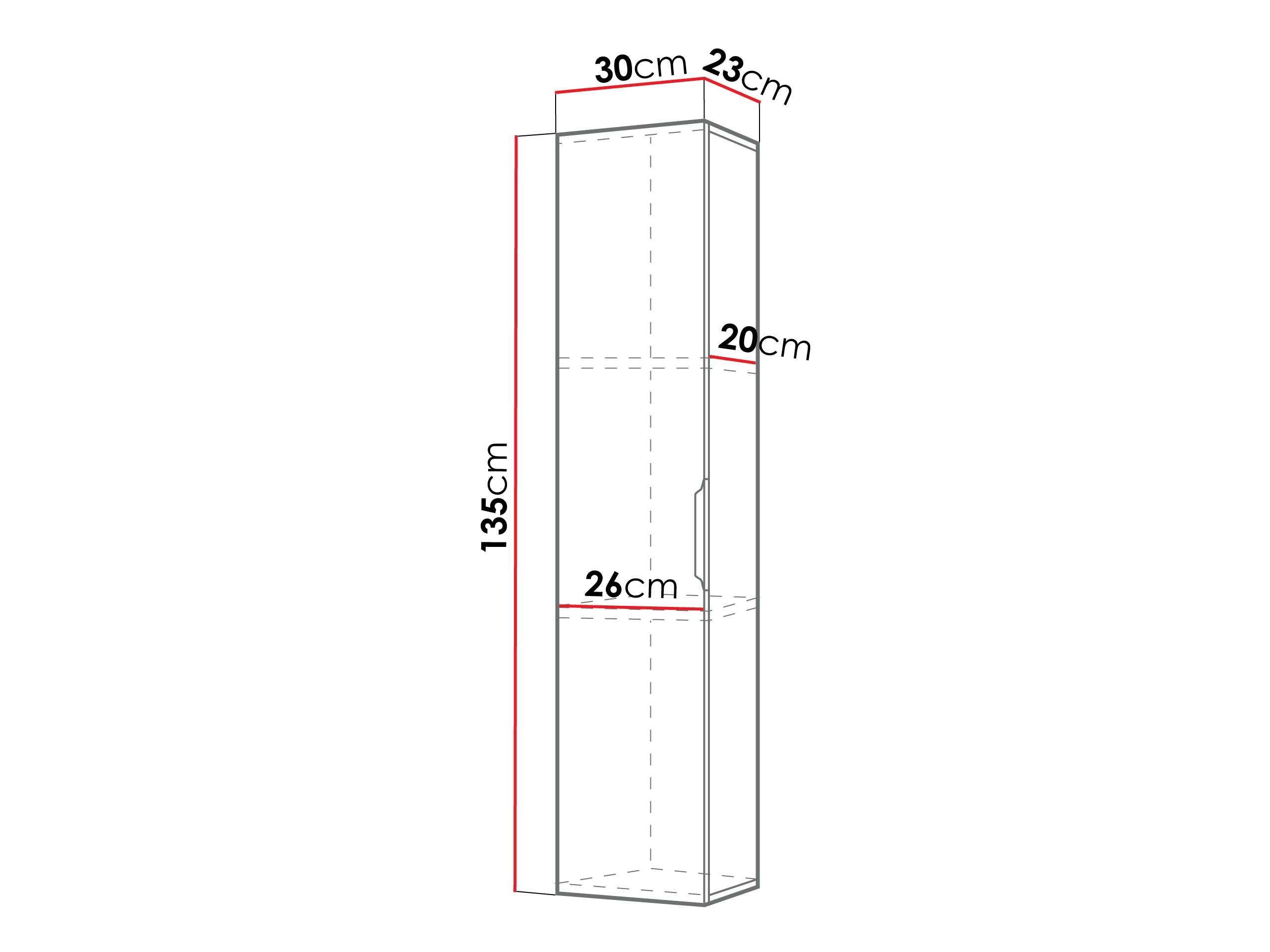 Wandhängeschrank für Badezimmer Comfivo Unitas
