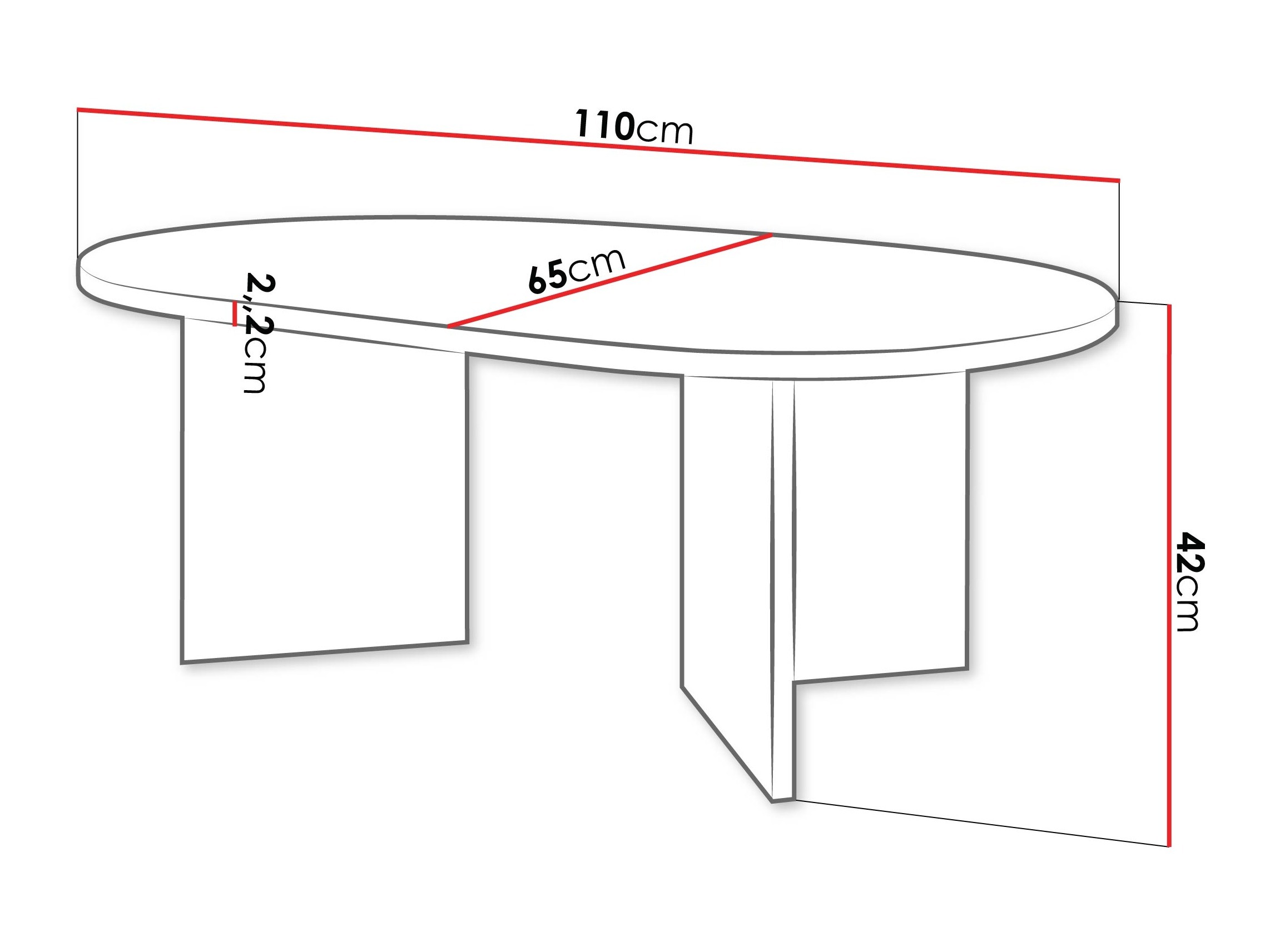 Couchtisch Comfivo 509 (Eichenholzoptik)