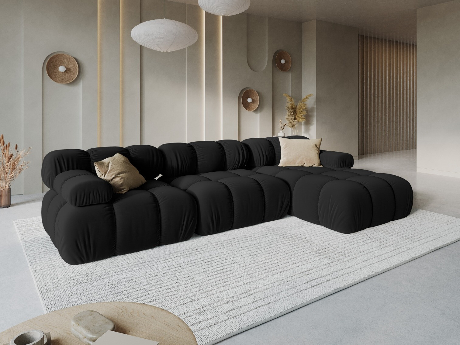 Modulares Ecksofa Caltenu 111 (Bluvel 19)