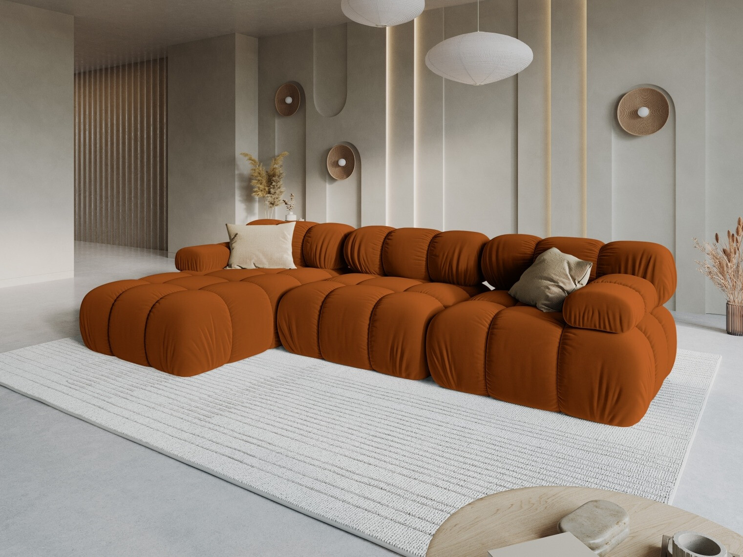 Modulares Ecksofa Caltenu 111 (Bluvel 4215)