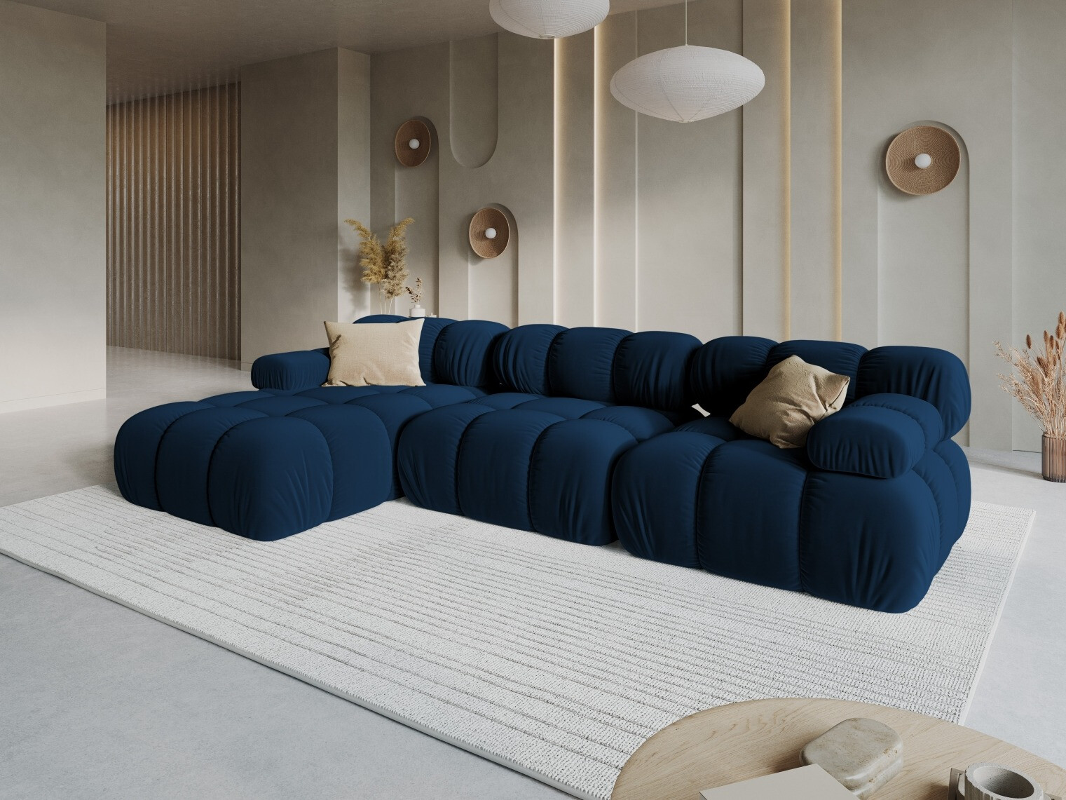 Modulares Ecksofa Caltenu 111 (Bluvel 86)