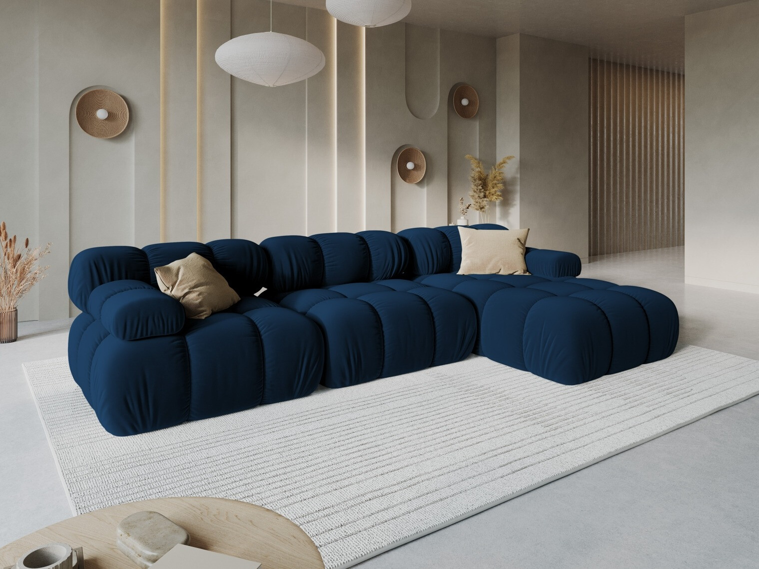 Modulares Ecksofa Caltenu 111 (Bluvel 86)