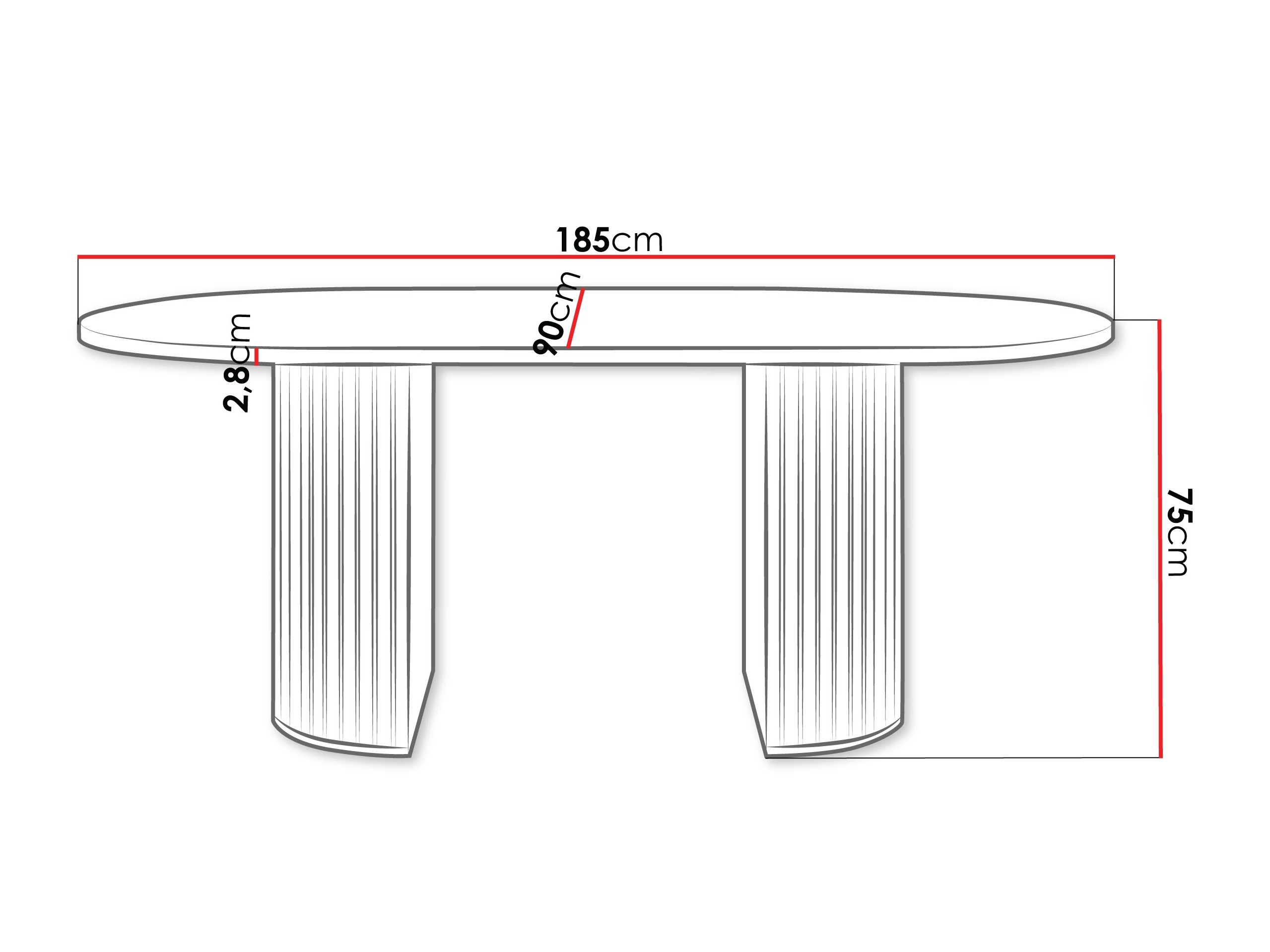 Tisch Comfivo Ulma (Walnussholzoptik)